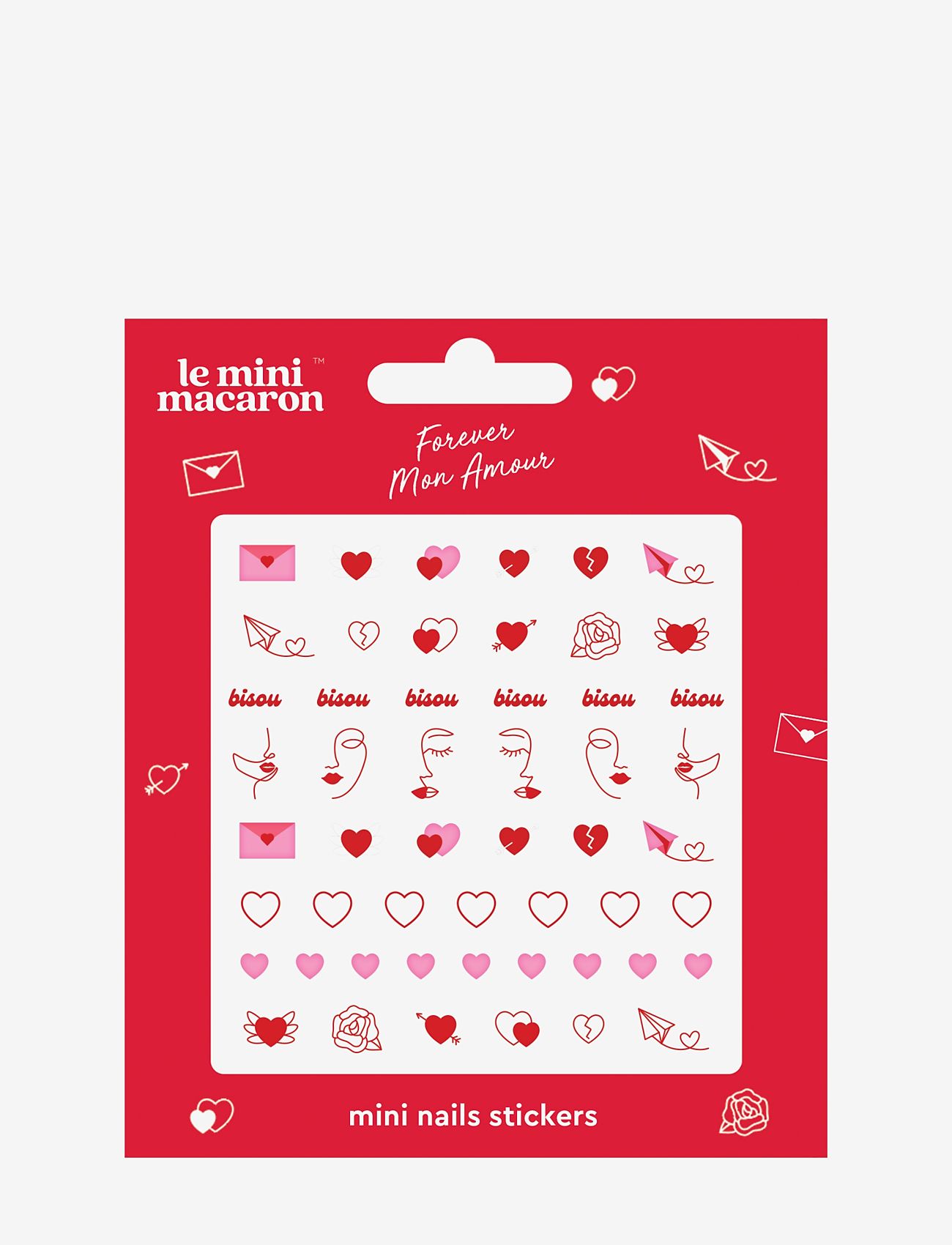 Le Mini Macaron - Mini Nail Stickers - makeup - forever mon amour - 1
