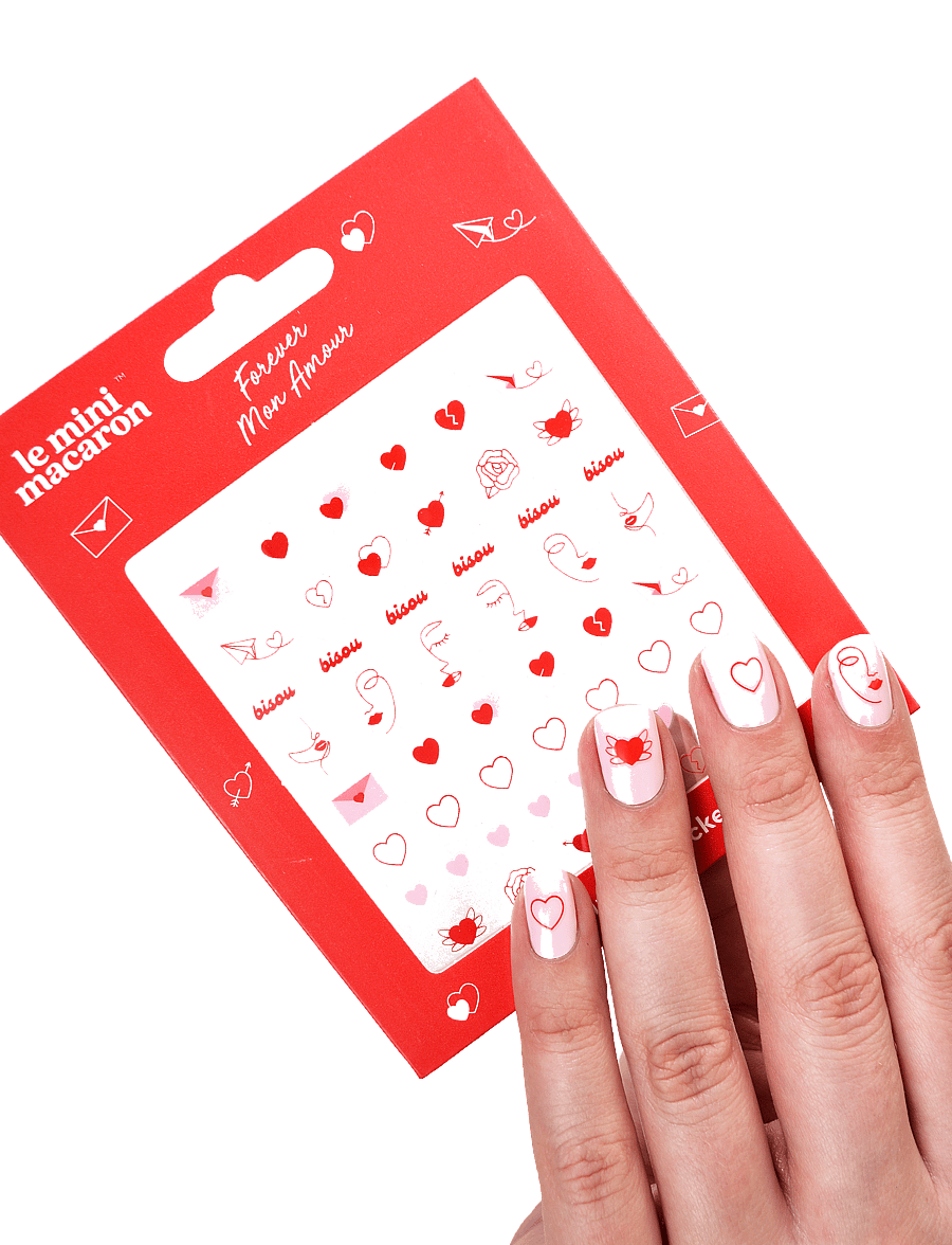 Le Mini Macaron - Mini Nail Stickers - makeup - forever mon amour - 2