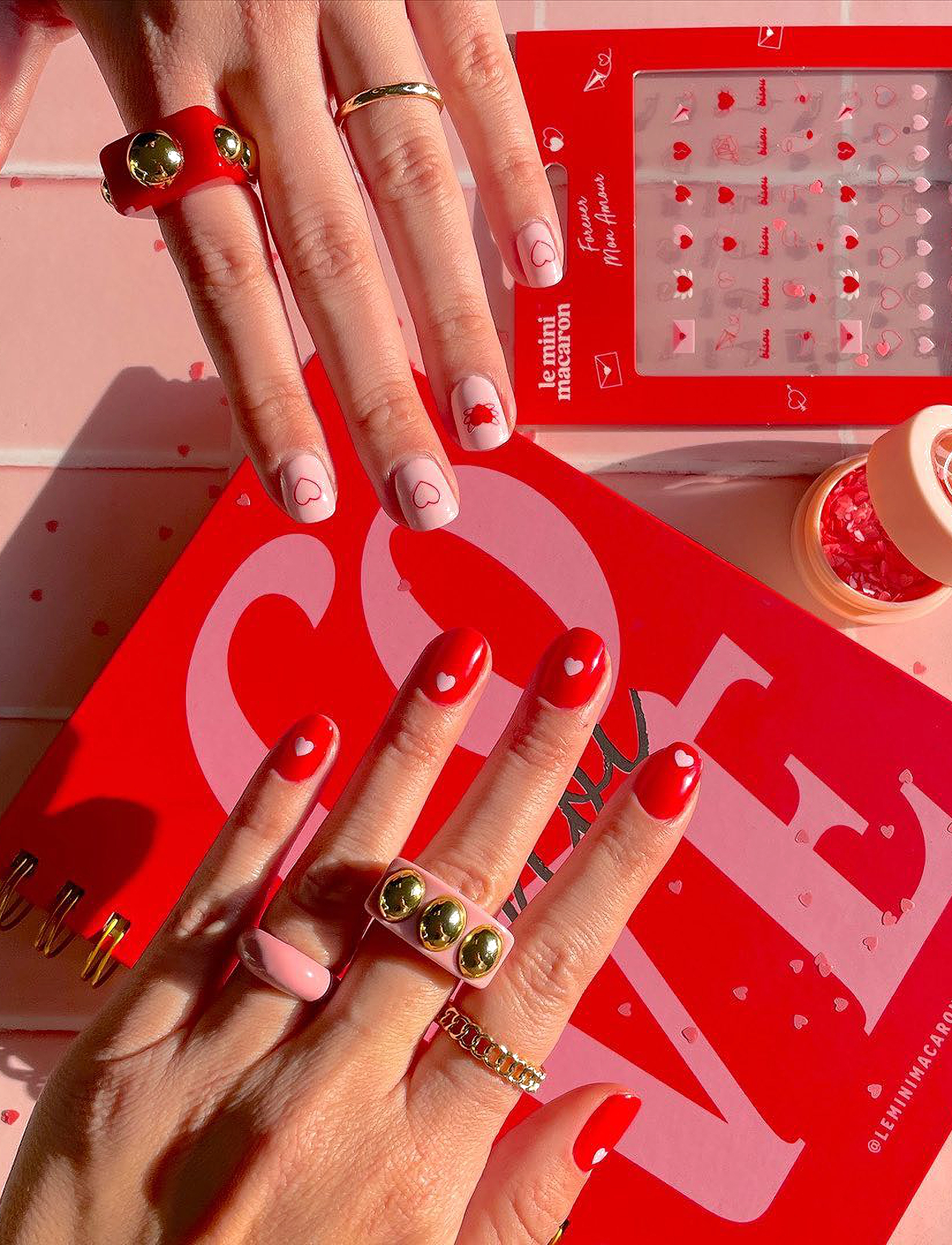 Le Mini Macaron - Mini Nail Stickers - makeup - forever mon amour - 3