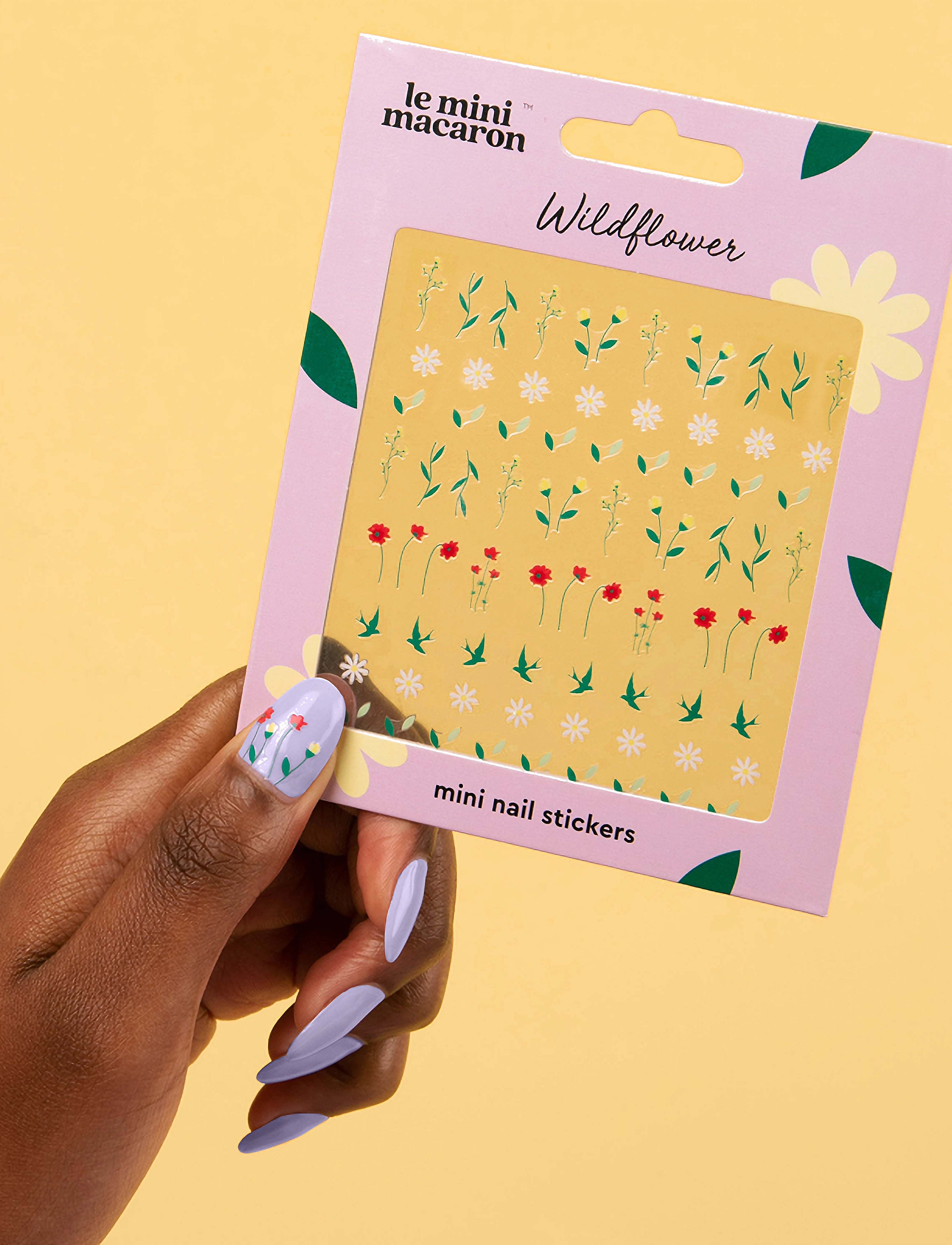Le Mini Macaron Wildflower, One Size, Multi/patterned, Negle > Negledekorationer, Dame