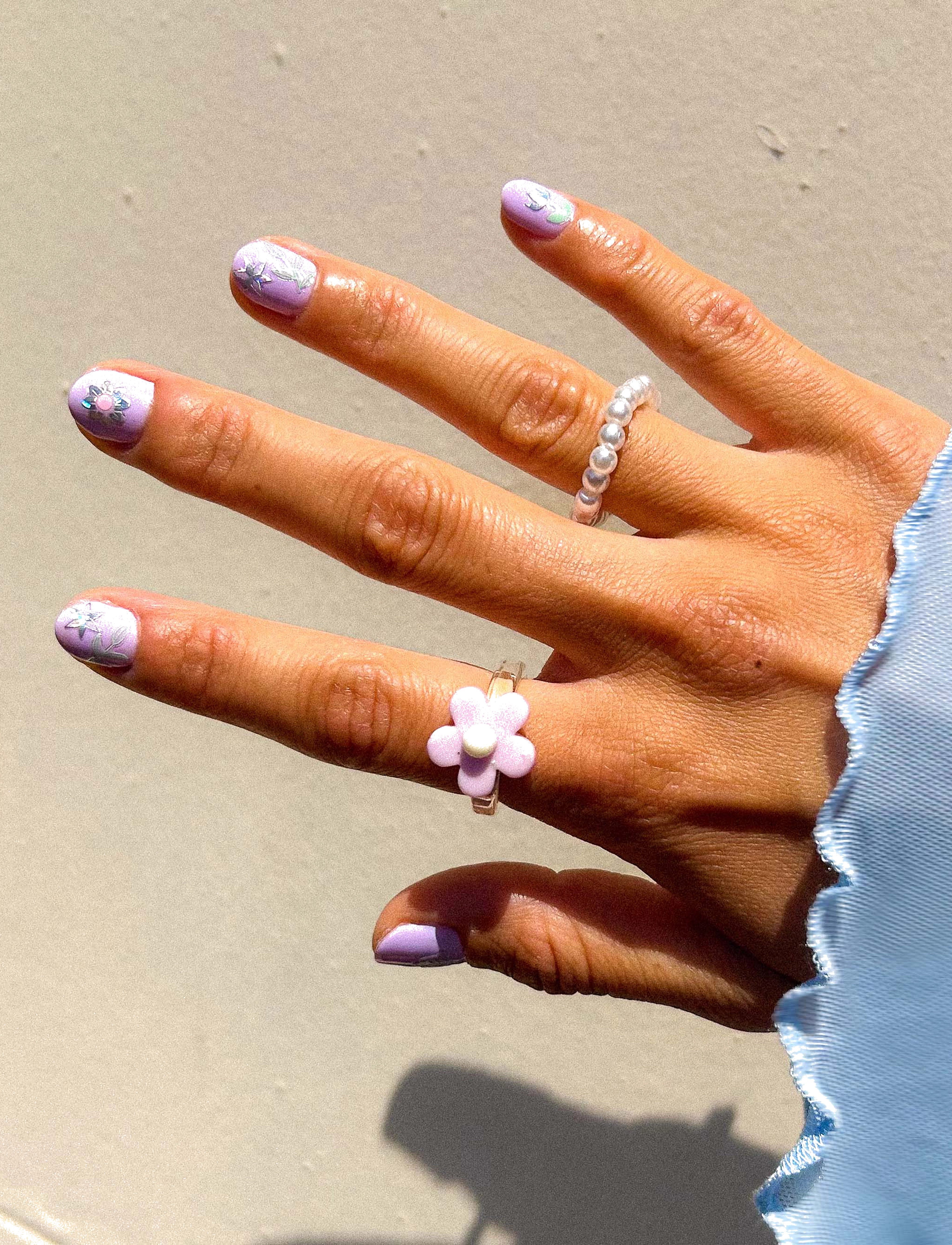 Le Mini Macaron Mini Nail Stickers, One Size, Multi/patterned, Negle > Negledekorationer, Dame