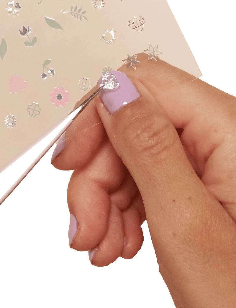Le Mini Macaron - Mini Nail Stickers - makeup - electric bouquet - 2