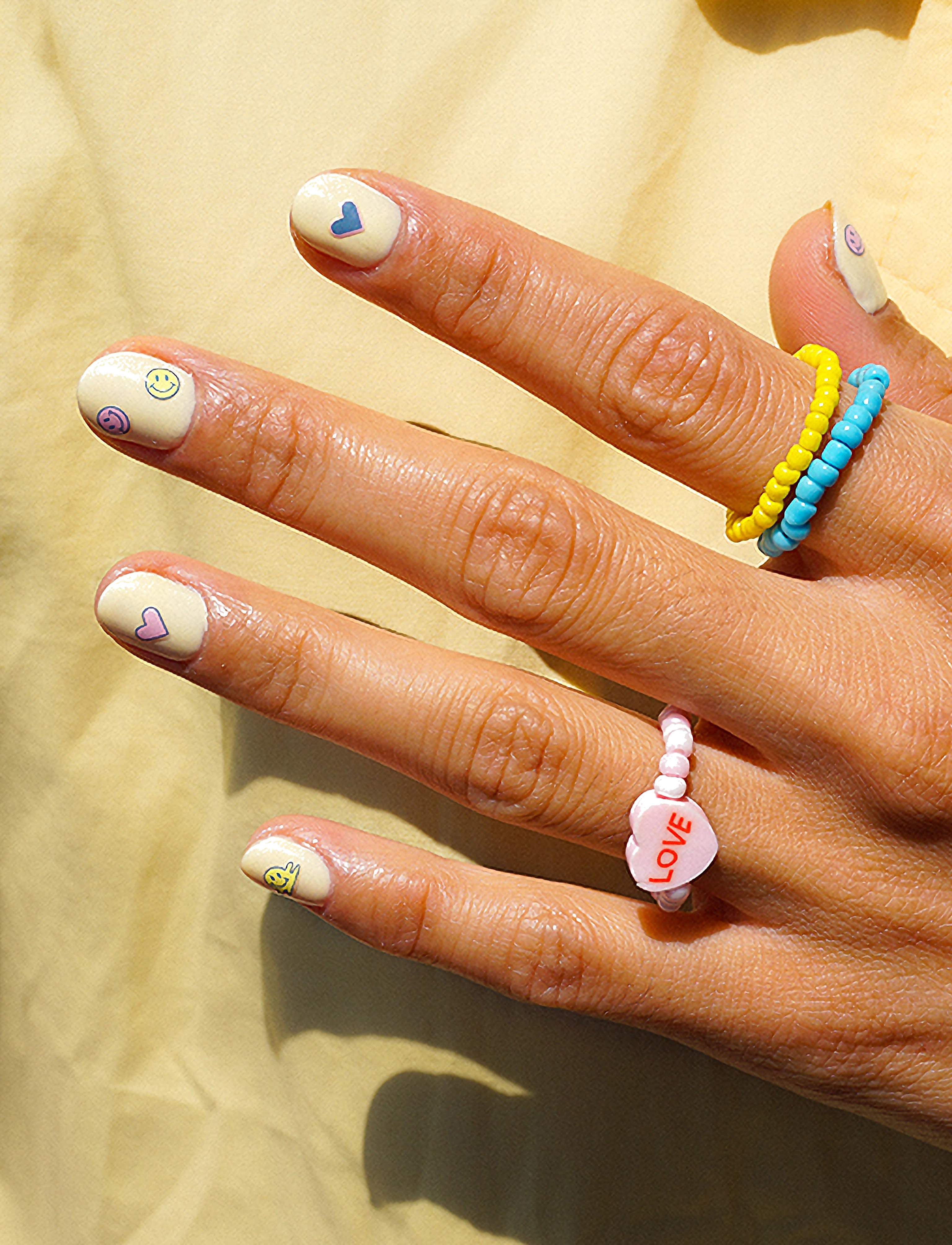 Le Mini Macaron Mini Nail Stickers, One Size, Multi/patterned, Negle > Negledekorationer, Dame