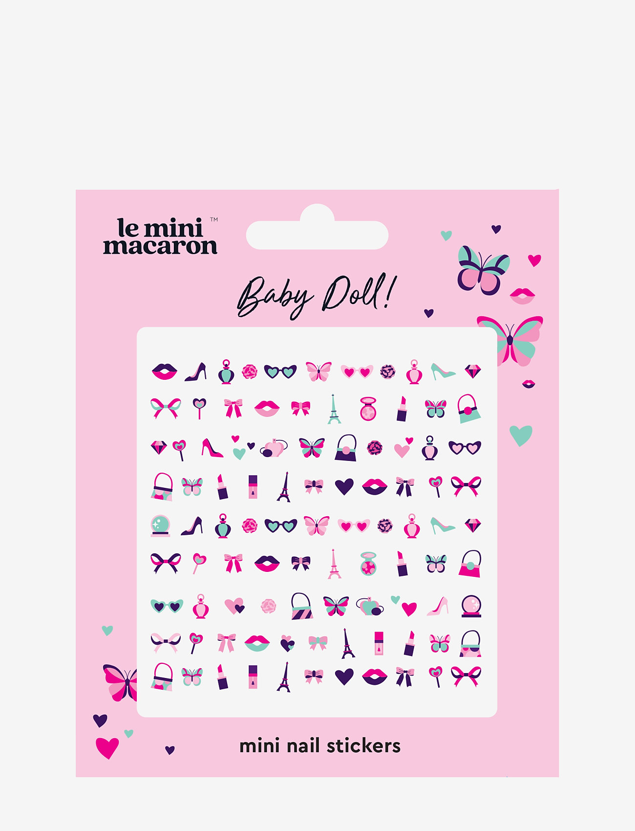 Le Mini Macaron - Mini Nail Stickers - makeup - baby doll - 1