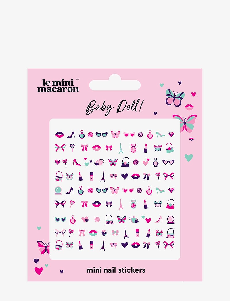 Le Mini Macaron - Mini Nail Stickers - förðunarvörur - baby doll - 1