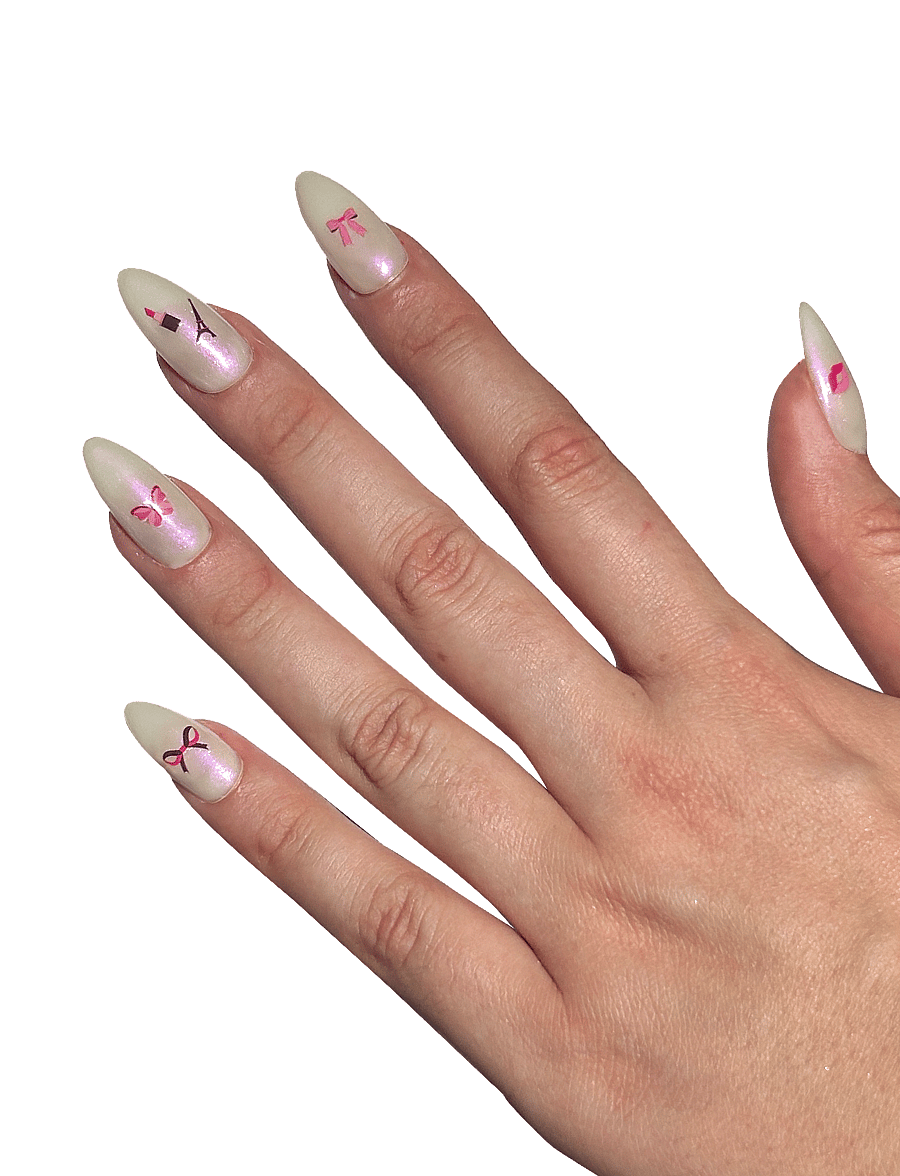 Le Mini Macaron - Mini Nail Stickers - makeup - baby doll - 0