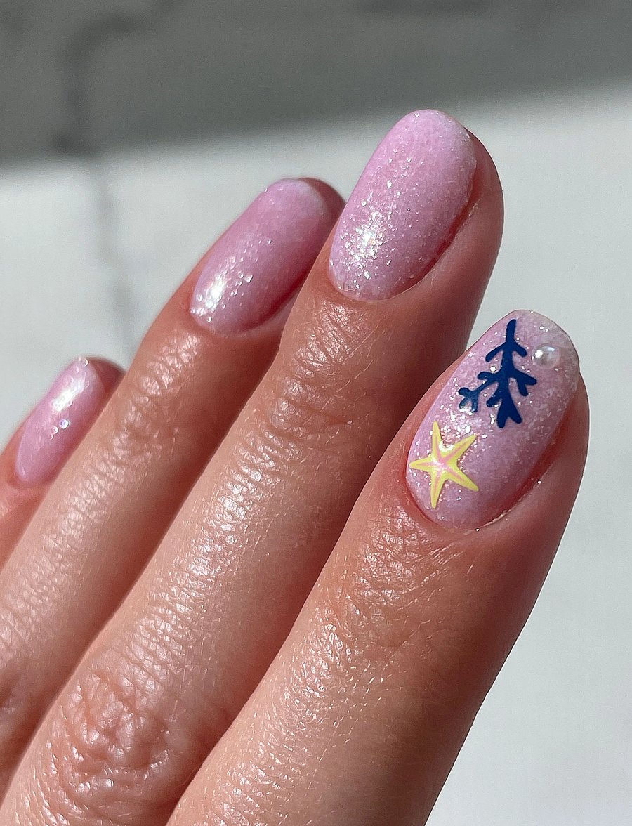 Le Mini Macaron - Mini Nail Stickers, Under The Sea - makeup - under the sea - 0