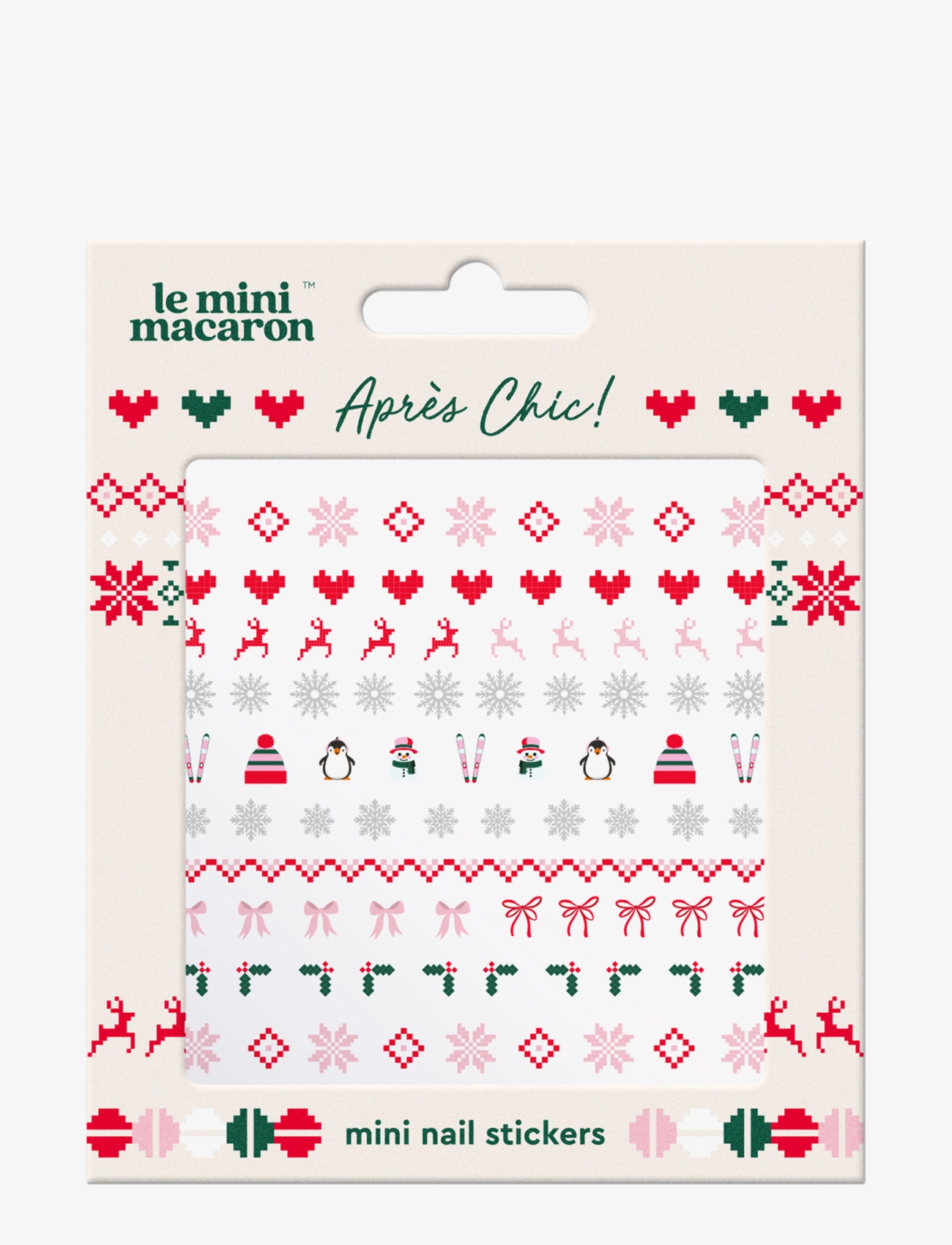 Le Mini Macaron Mini Nail Stickers, Après Chic, Nail Decorations, Nude, Str: ONE SIZE 12