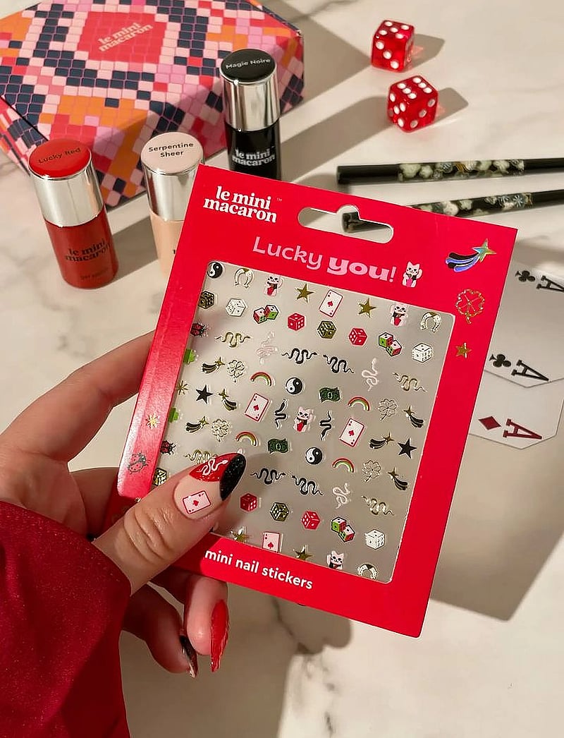 Le Mini Macaron - Mini Nail Stickers, Lucky You - makeup - lucky you - 0