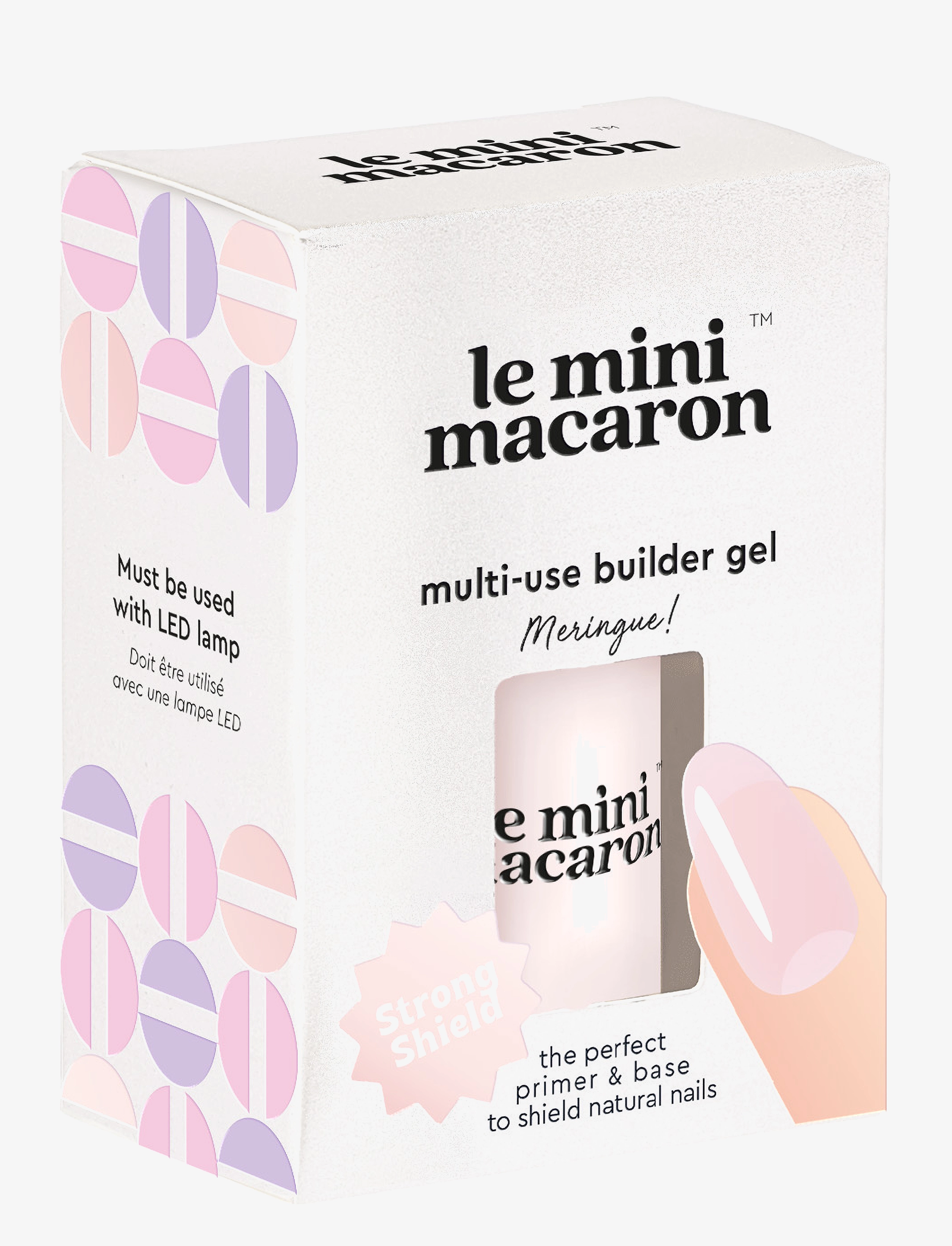 Le Mini Macaron Single Gel Polish Multi-Use Builder Gel, Gel Neglelak, Pink, Str: 8.5 ml