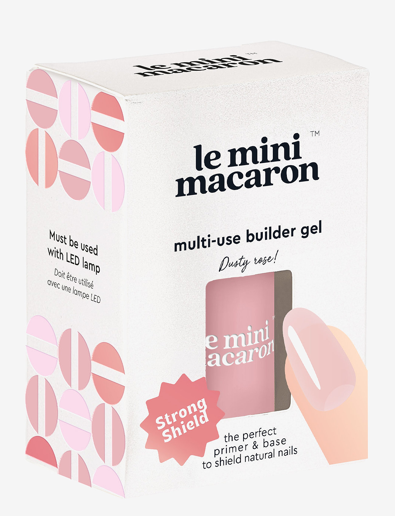 Le Mini Macaron - Multi-use Builder Gel, Dusty Rose - smink - dusty rose - 1