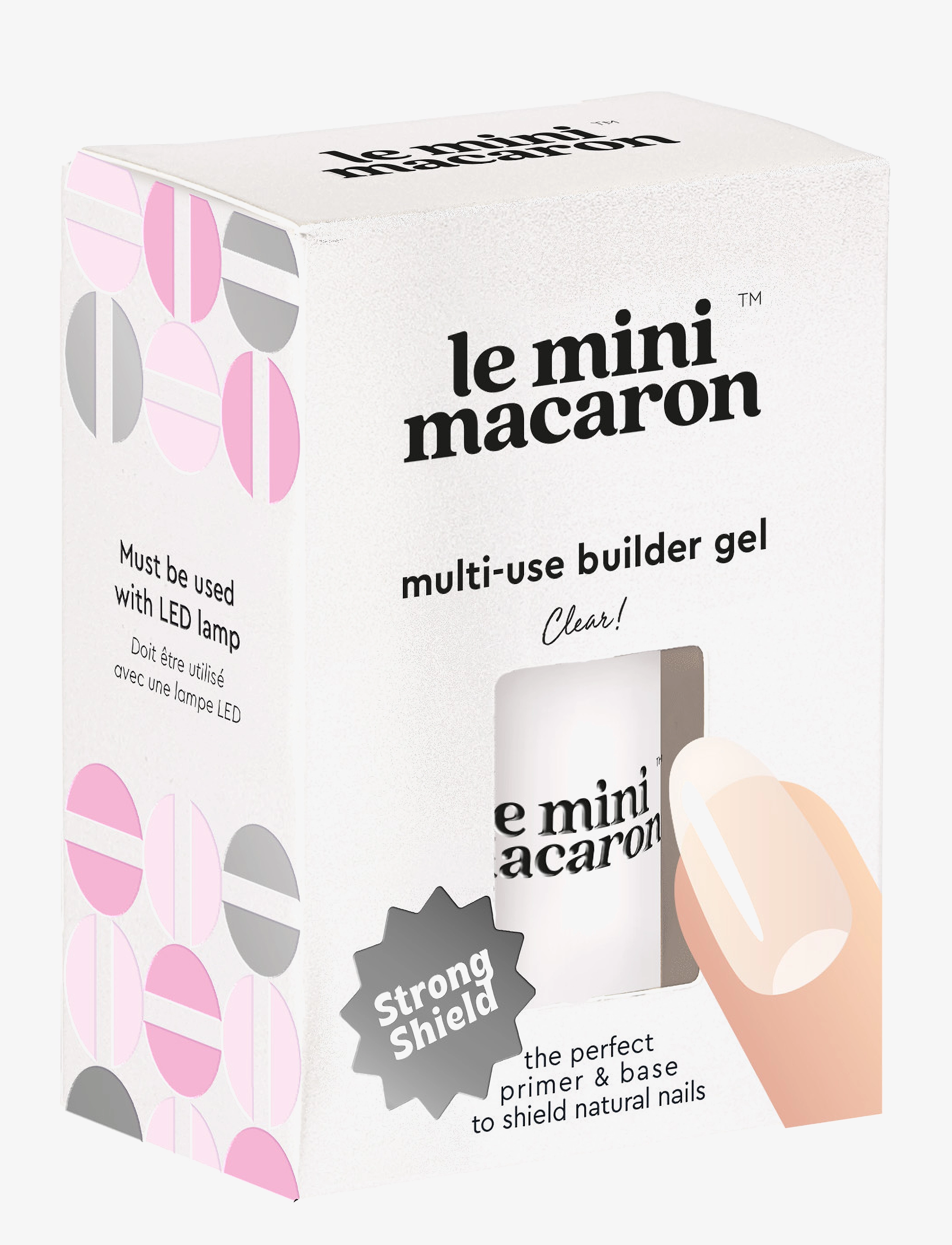 Le Mini Macaron Multi-use Builder Gel, Clear - Gel Neglelakk - CLEAR / undefined