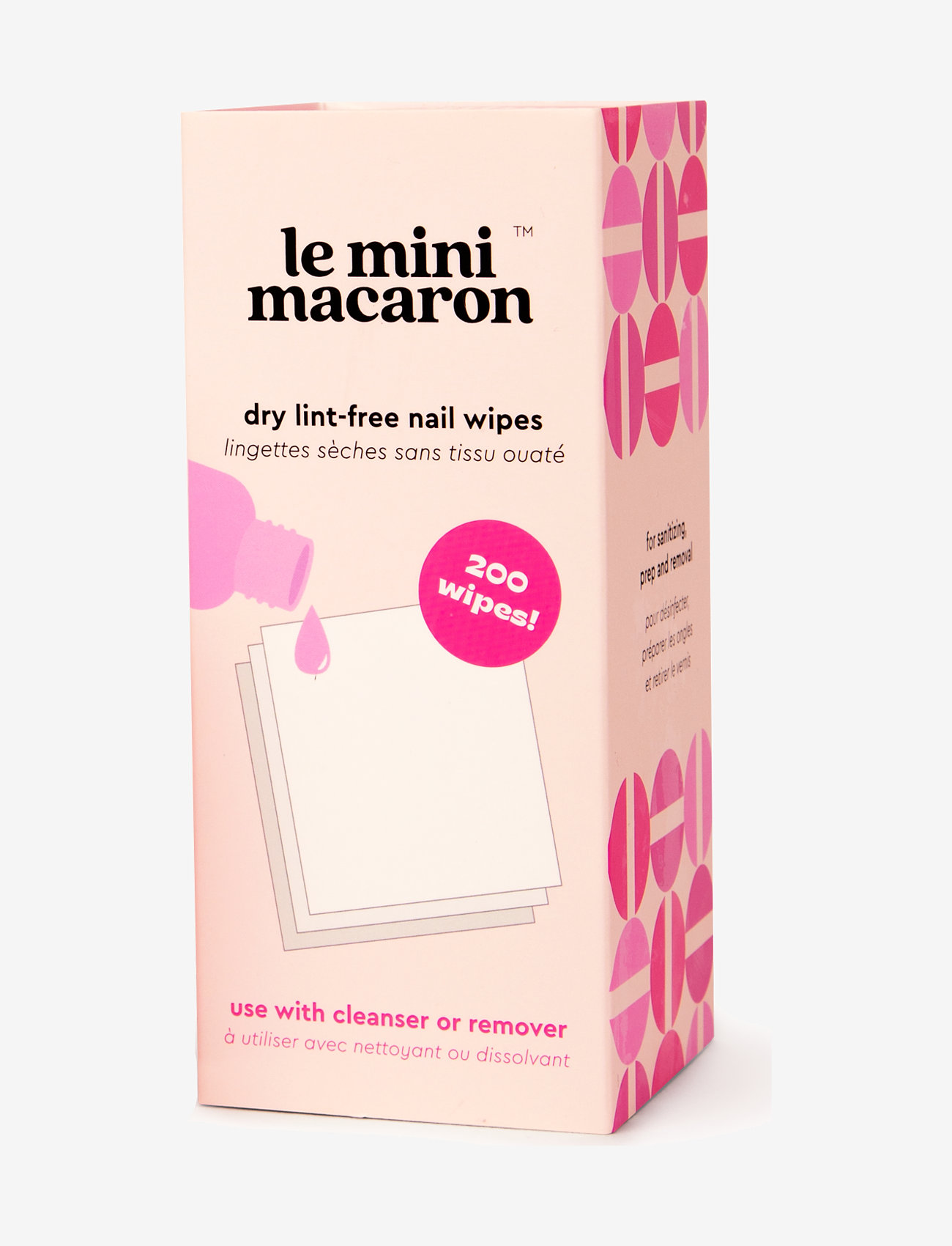 Le Mini Macaron - Dry Lint-Free Nail Wipes - makeup - clear - 1