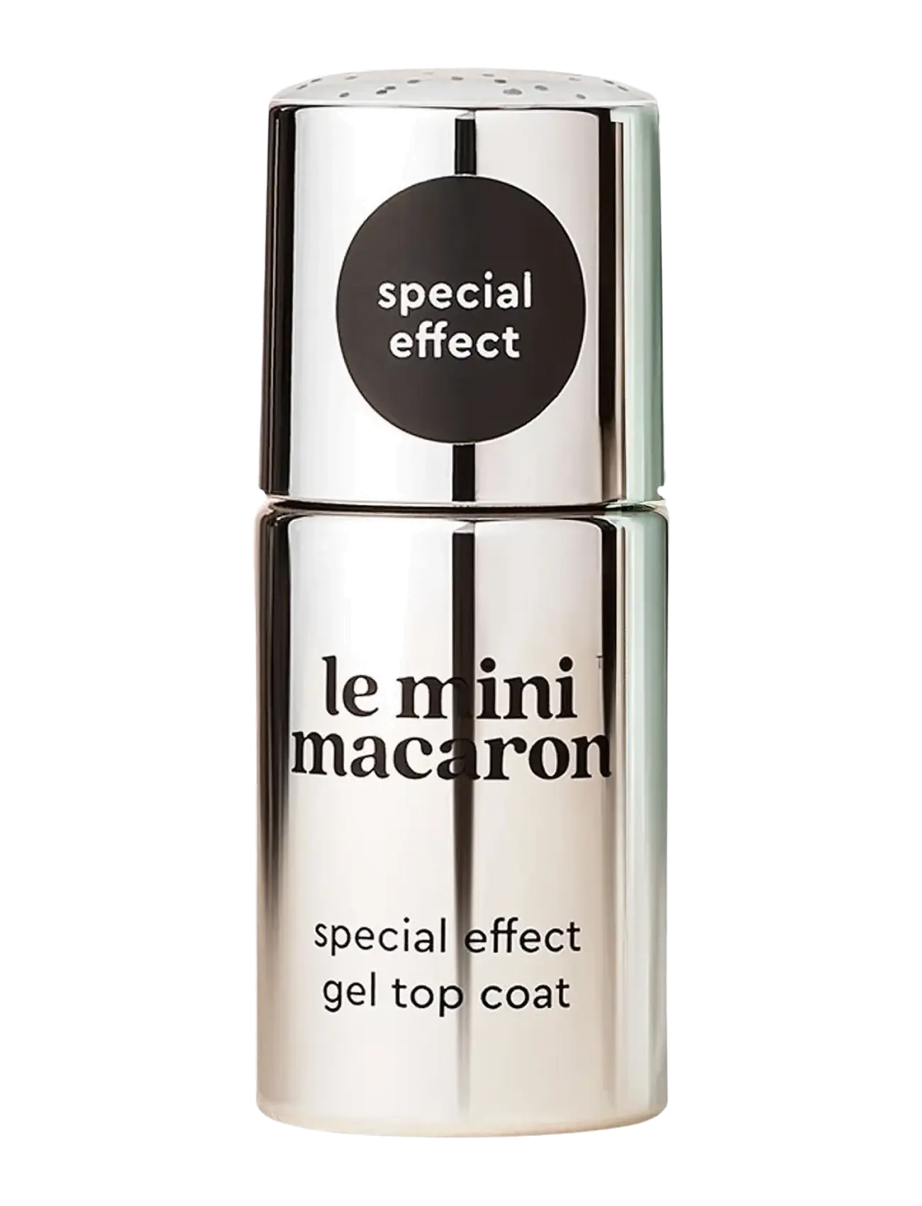 Le Mini Macaron Gel Top Coat - Gellack - SILVER GLITTER / silver