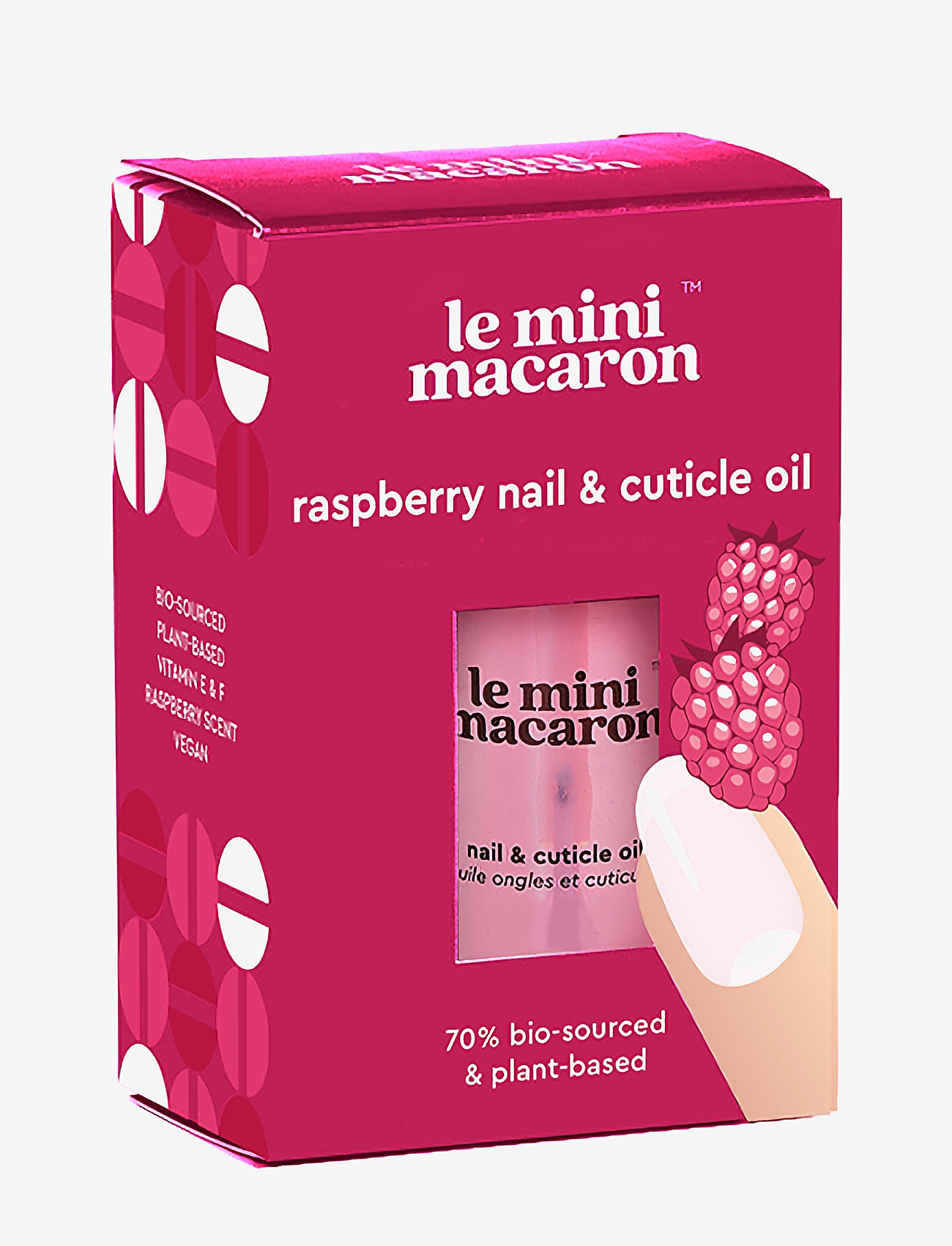 Le Mini Macaron - Nail & Cuticle Oil, Raspberry - berry bisous - 1