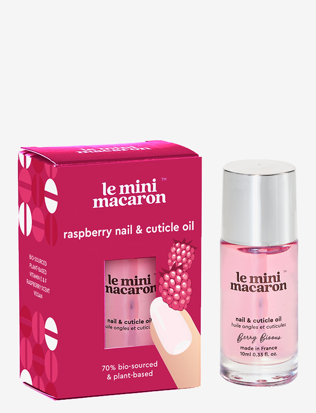 Le Mini Macaron - Nail & Cuticle Oil, Raspberry - berry bisous - 2