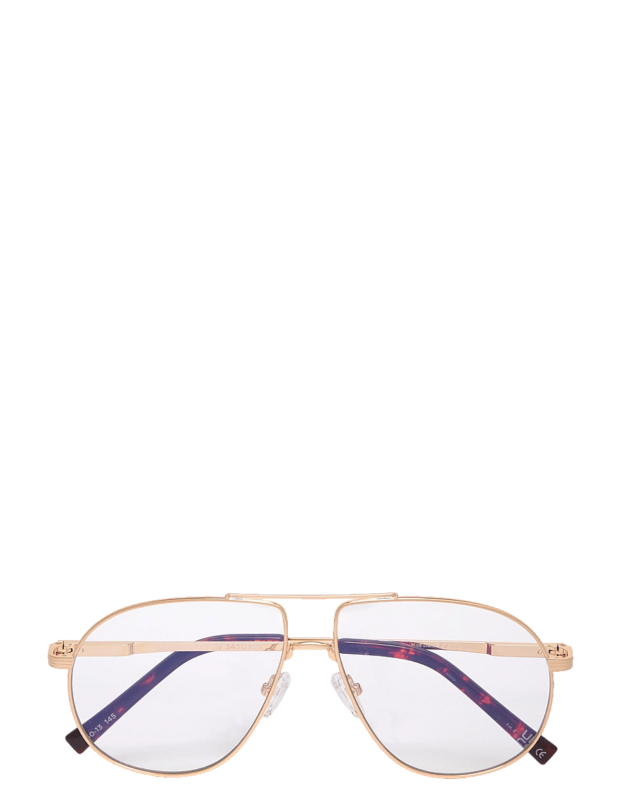 Le Specs - SCHMALTZY *BLUE LIGHT* - blaulichtbrillen - gold w/ blue light lens - 1
