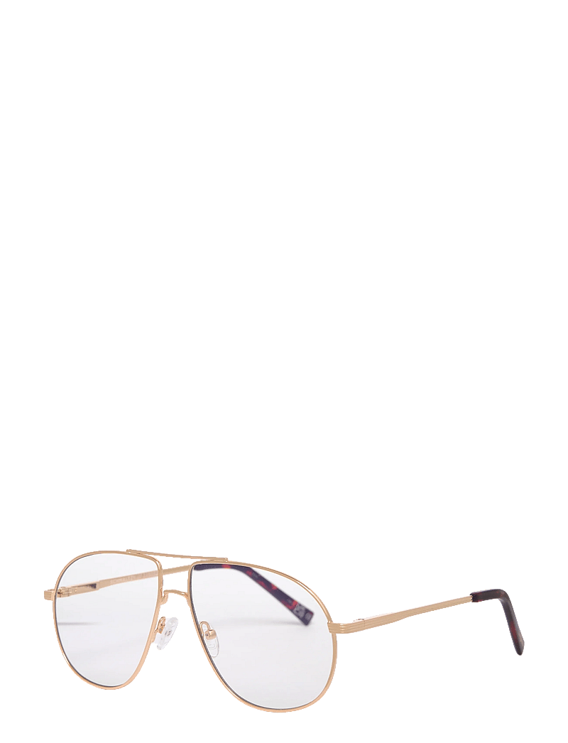 Le Specs - SCHMALTZY *BLUE LIGHT* - sinise valguse prillid - gold w/ blue light lens - 1