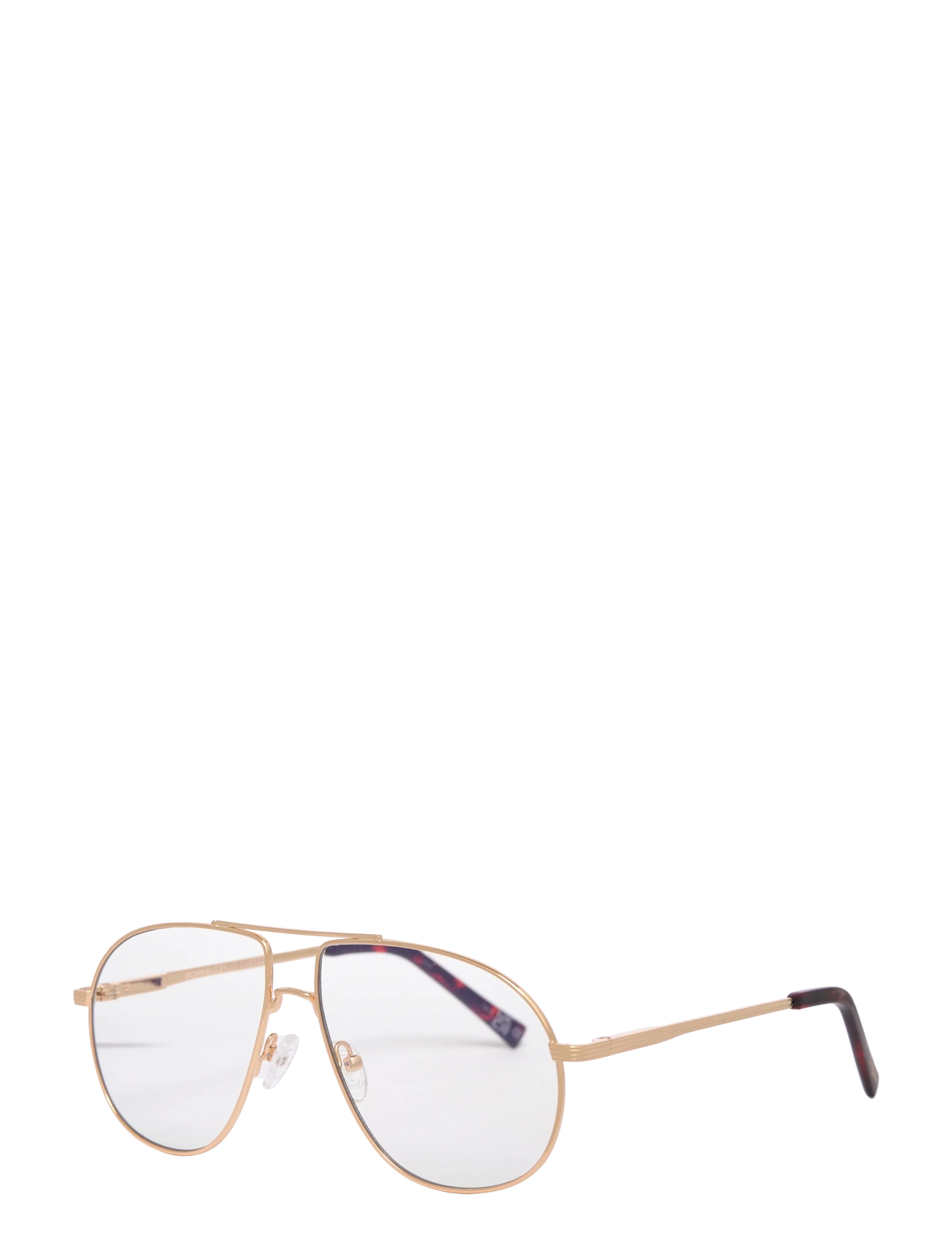 Le Specs - SCHMALTZY *BLUE LIGHT* - blaulichtbrillen - gold w/ blue light lens - 2
