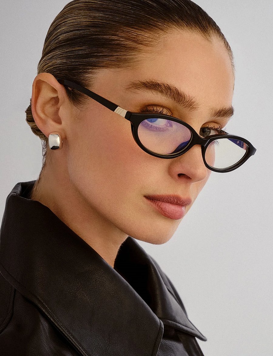 Le Specs - DUSKFALL *BLUE LIGHT* - blaulichtbrillen - black w/ blue light lens - 0