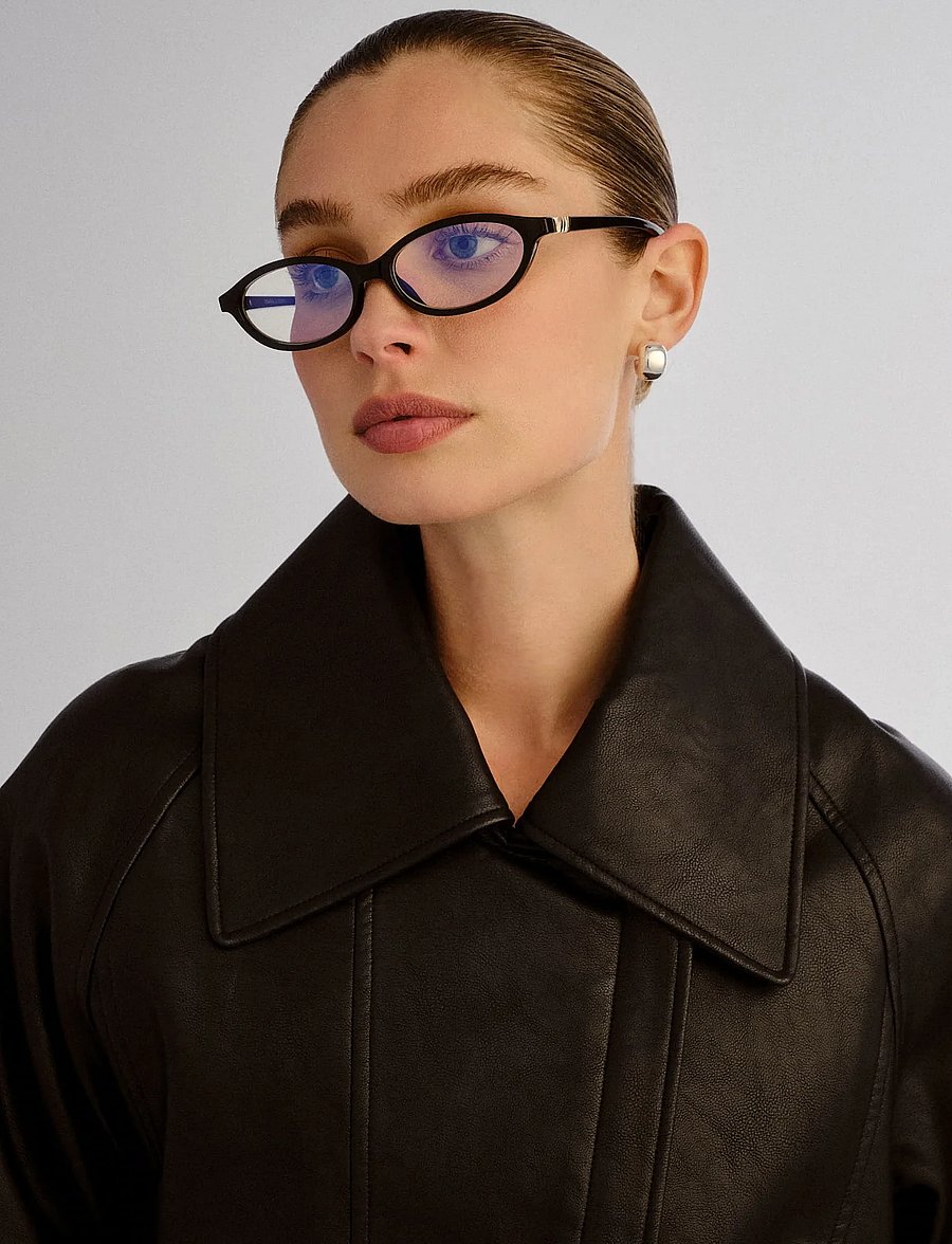 Le Specs - DUSKFALL *BLUE LIGHT* - blaulichtbrillen - black w/ blue light lens - 4
