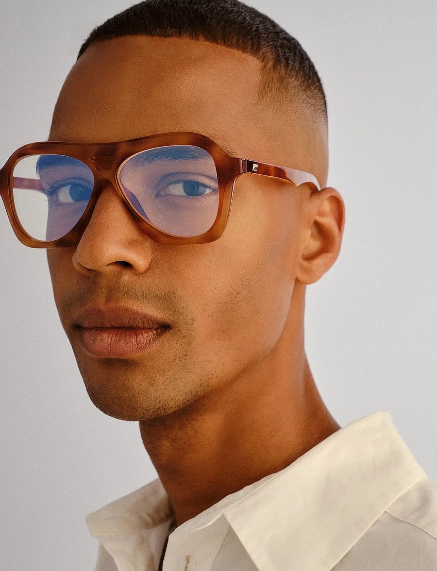 Le Specs - DRIZZLE *BLUE LIGHT* - blue light-briller - vintage tort w/ blue light lens - 5