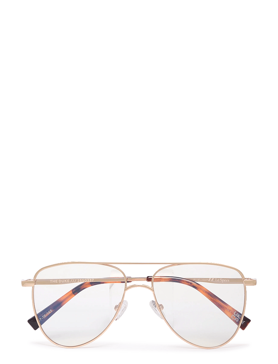 Le Specs - THE DUKE *BLUE LIGHT* - blålysbriller - black w/ blue light lens - 0