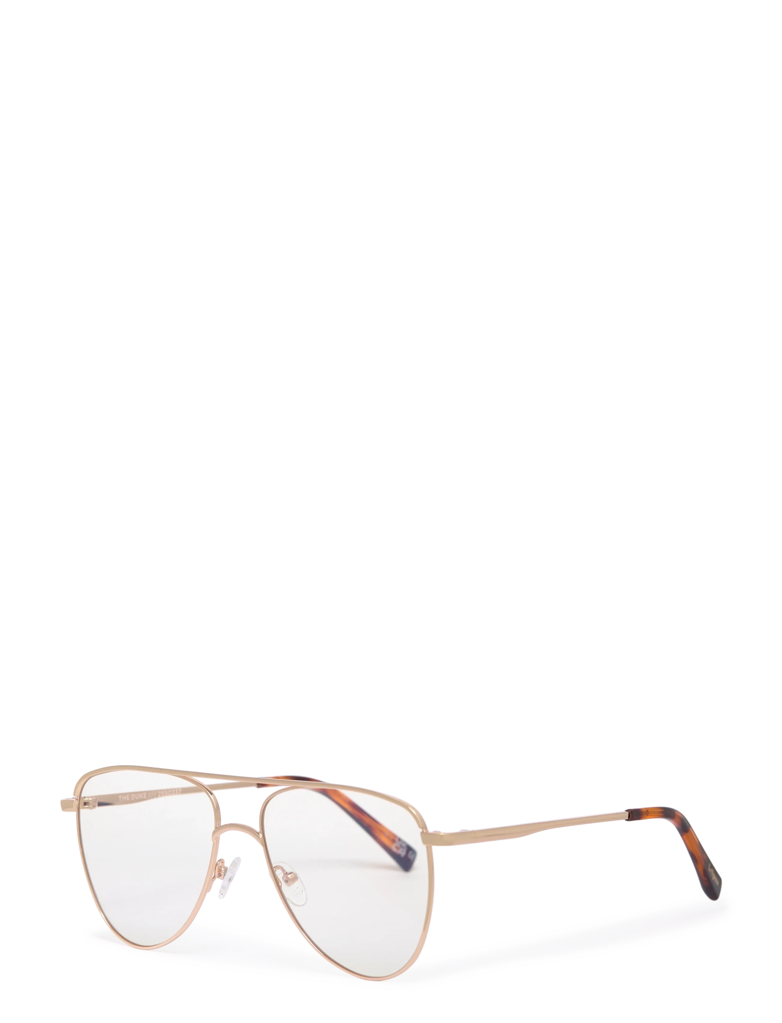 Le Specs - THE DUKE *BLUE LIGHT* - blålysbriller - black w/ blue light lens - 1