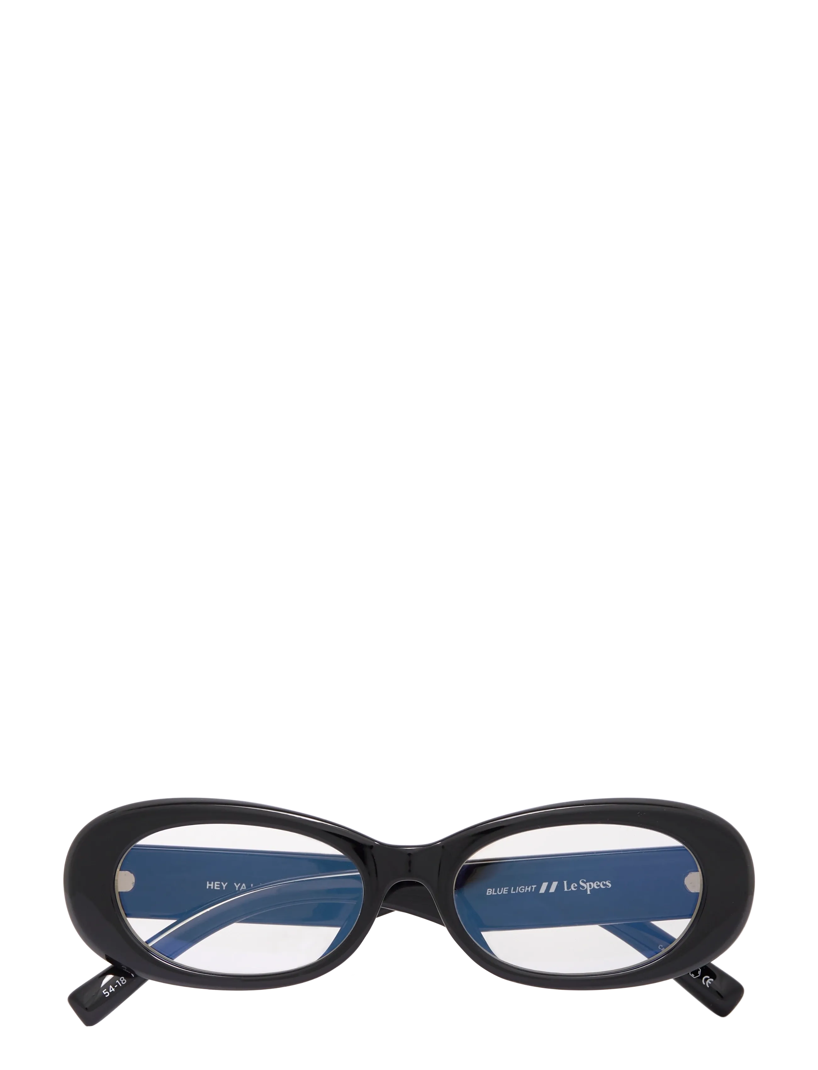 Le Specs HEY YA *BLUE LIGHT* - Le Specs - BLACK W/ BLUE LIGHT LENS / black