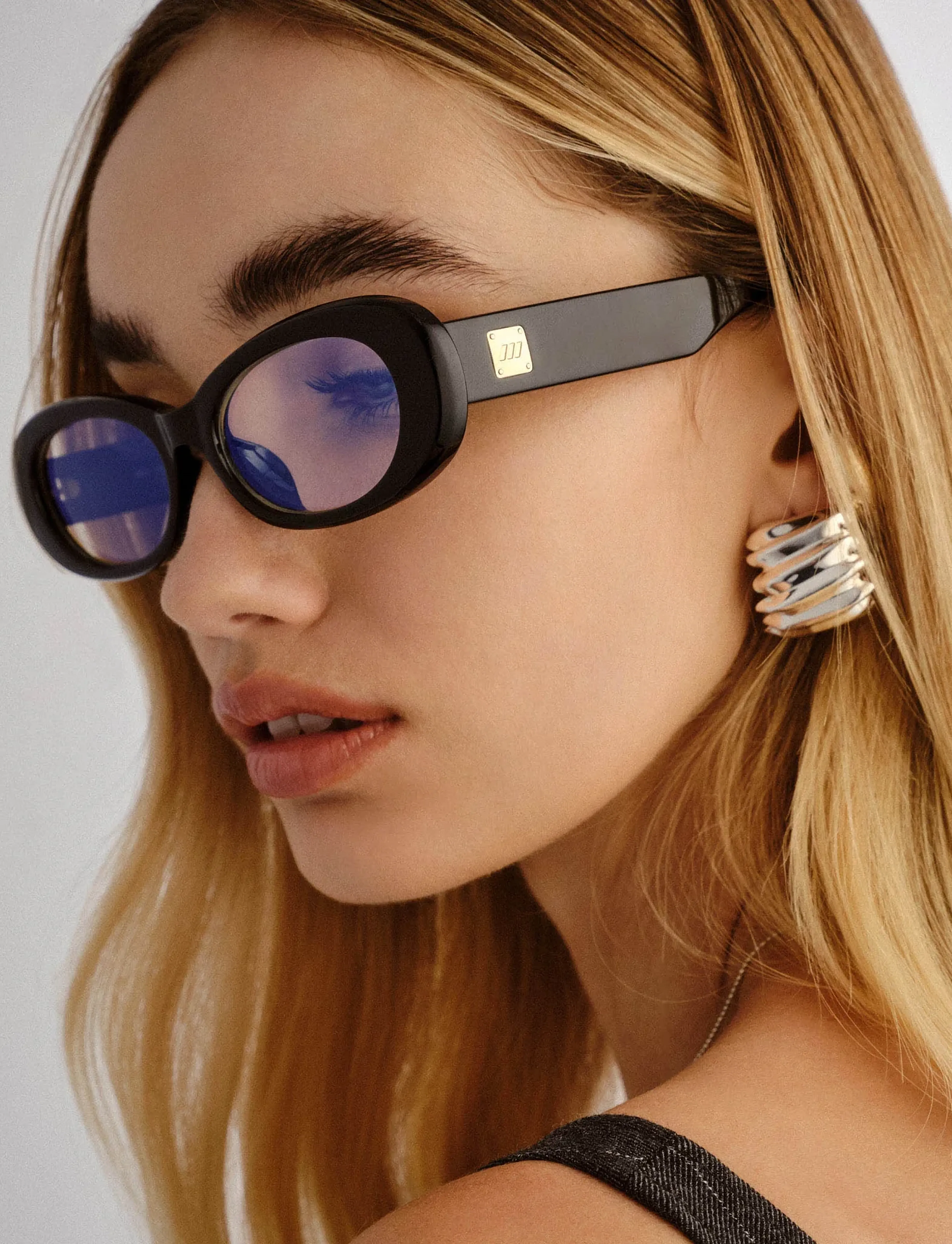 Le Specs - HEY YA *BLUE LIGHT* - sinise valguse prillid - black w/ blue light lens - 4