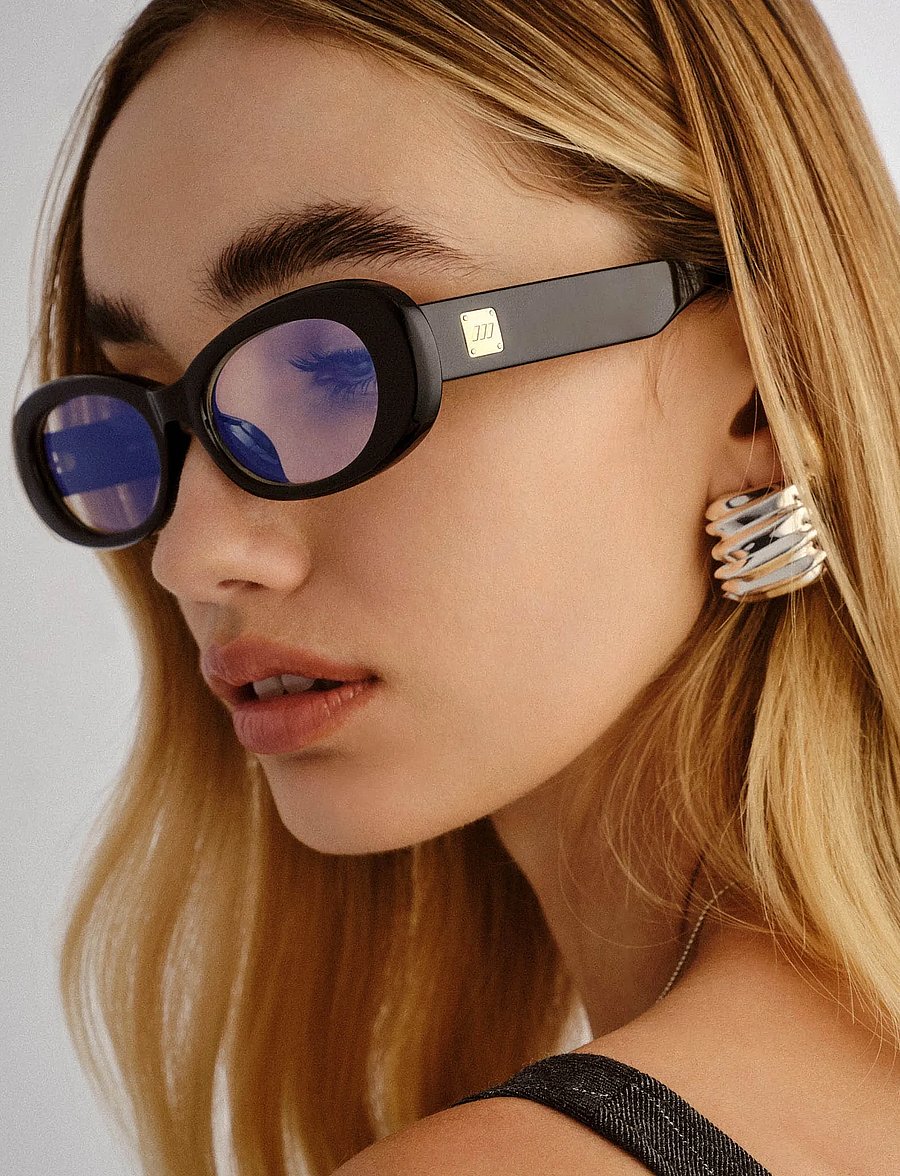 Le Specs - HEY YA *BLUE LIGHT* - sinise valguse prillid - black w/ blue light lens - 4