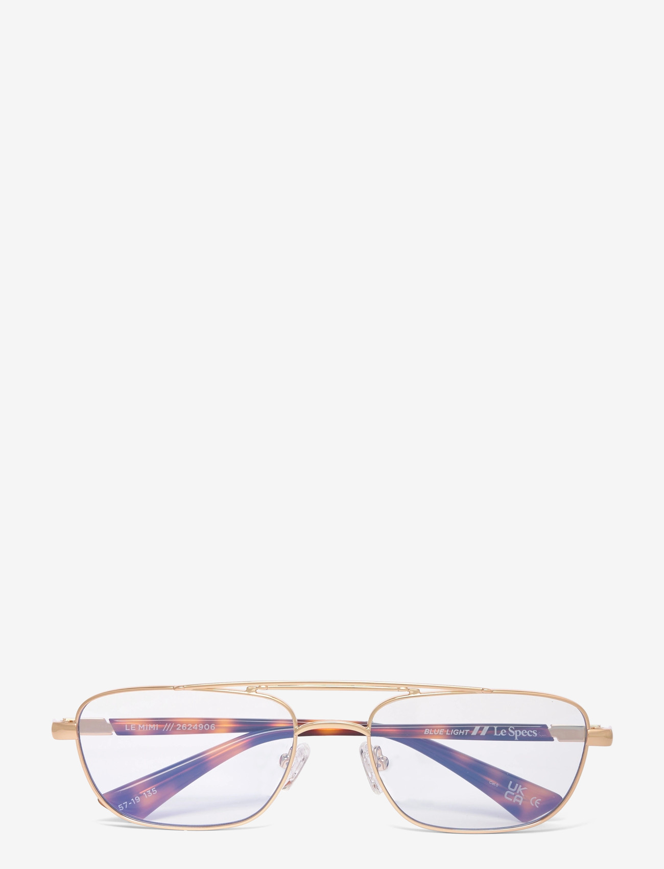 Le Specs - LE MIMI *BLUE LIGHT* - blue light-briller - gold w/ blue light lens - 1