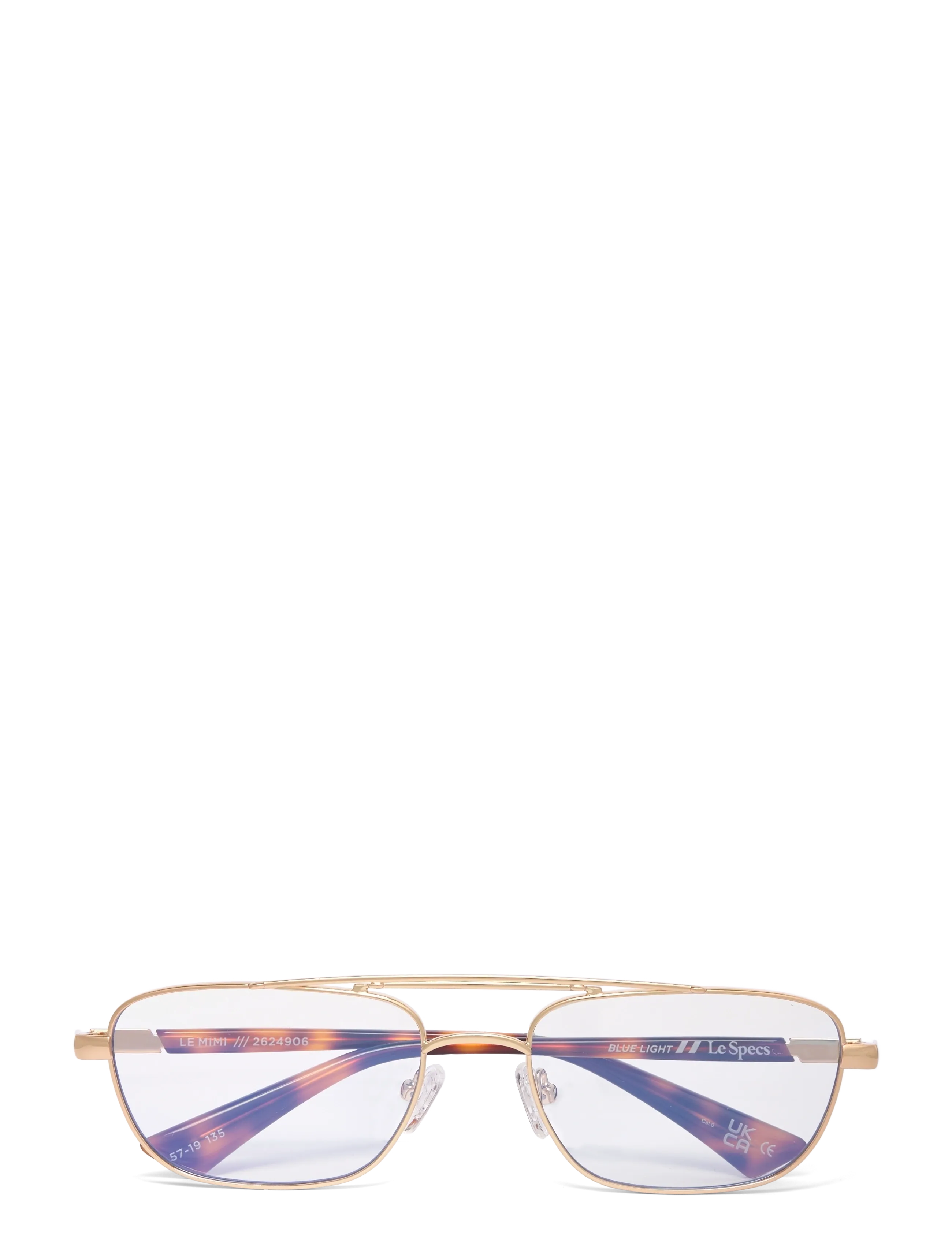 Le Specs LE MIMI *BLUE LIGHT* - Le Specs - GOLD W/ BLUE LIGHT LENS / gold