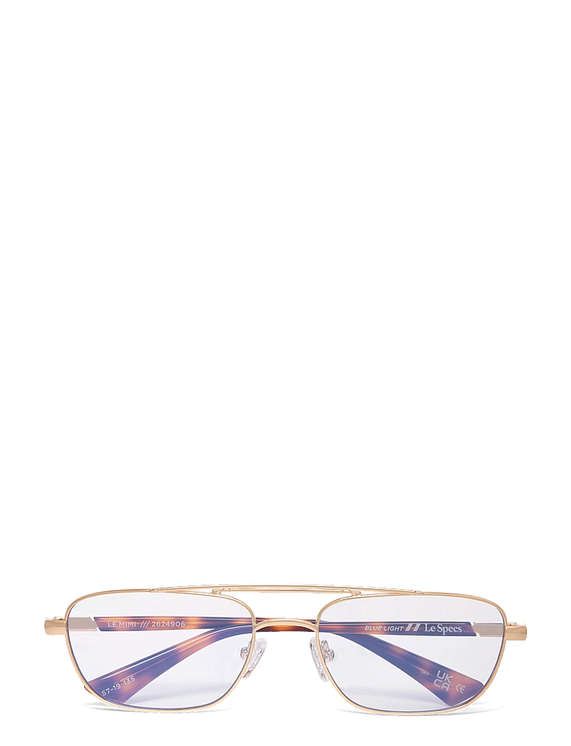 Le Specs - LE MIMI *BLUE LIGHT* - blue light-briller - gold w/ blue light lens - 1