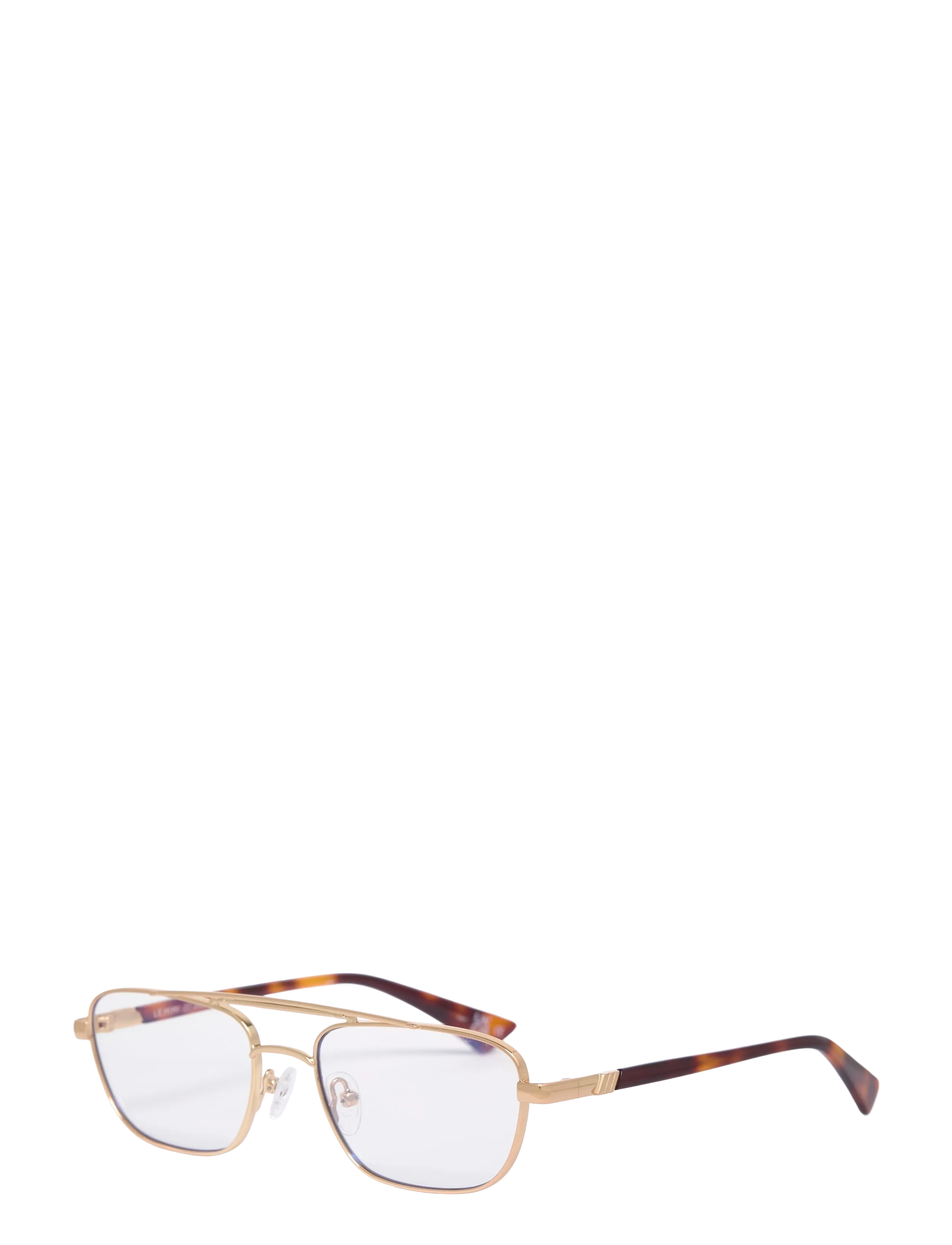 Le Specs - LE MIMI *BLUE LIGHT* - zilās gaismas brilles - gold w/ blue light lens - 2