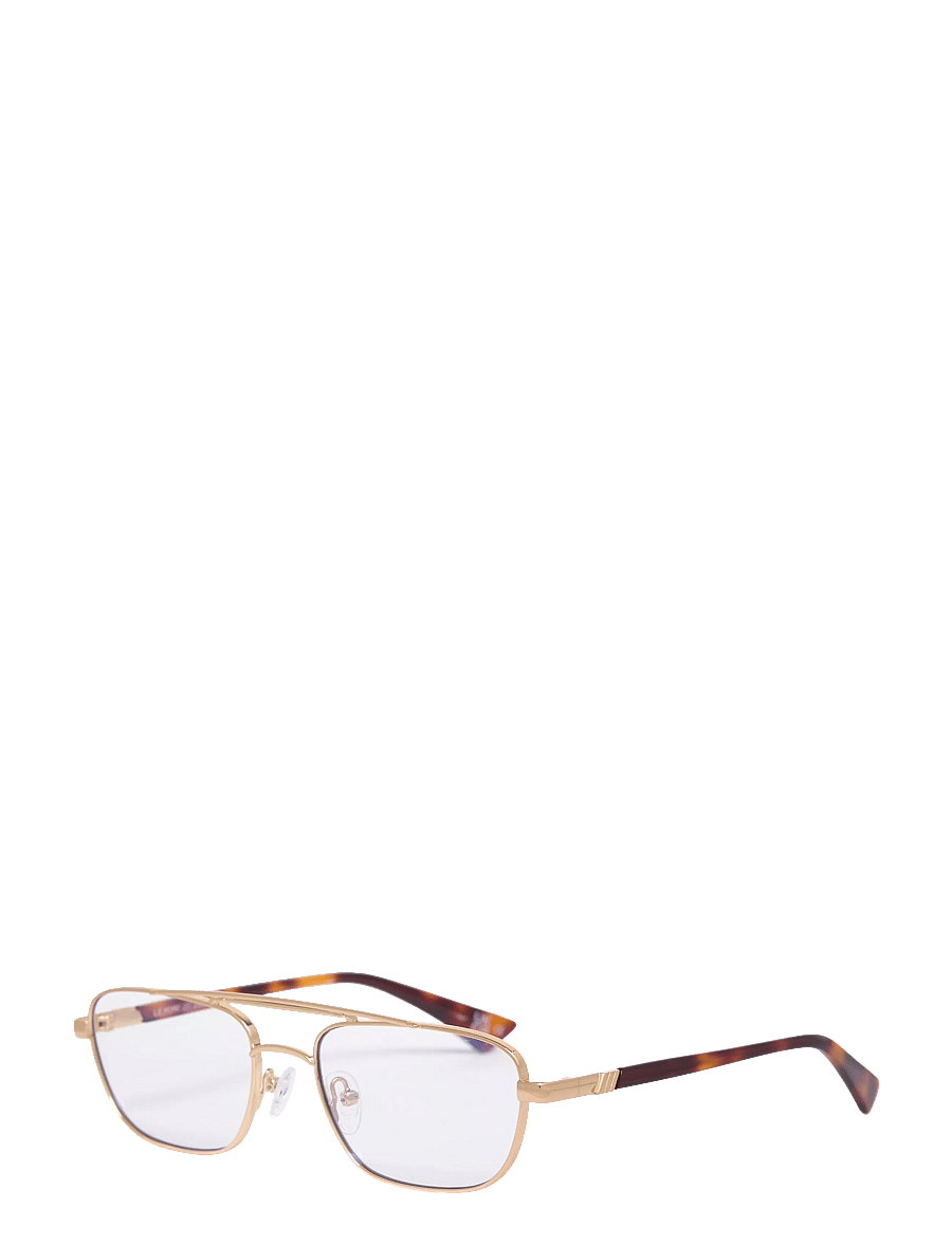 Le Specs - LE MIMI *BLUE LIGHT* - zilās gaismas brilles - gold w/ blue light lens - 2