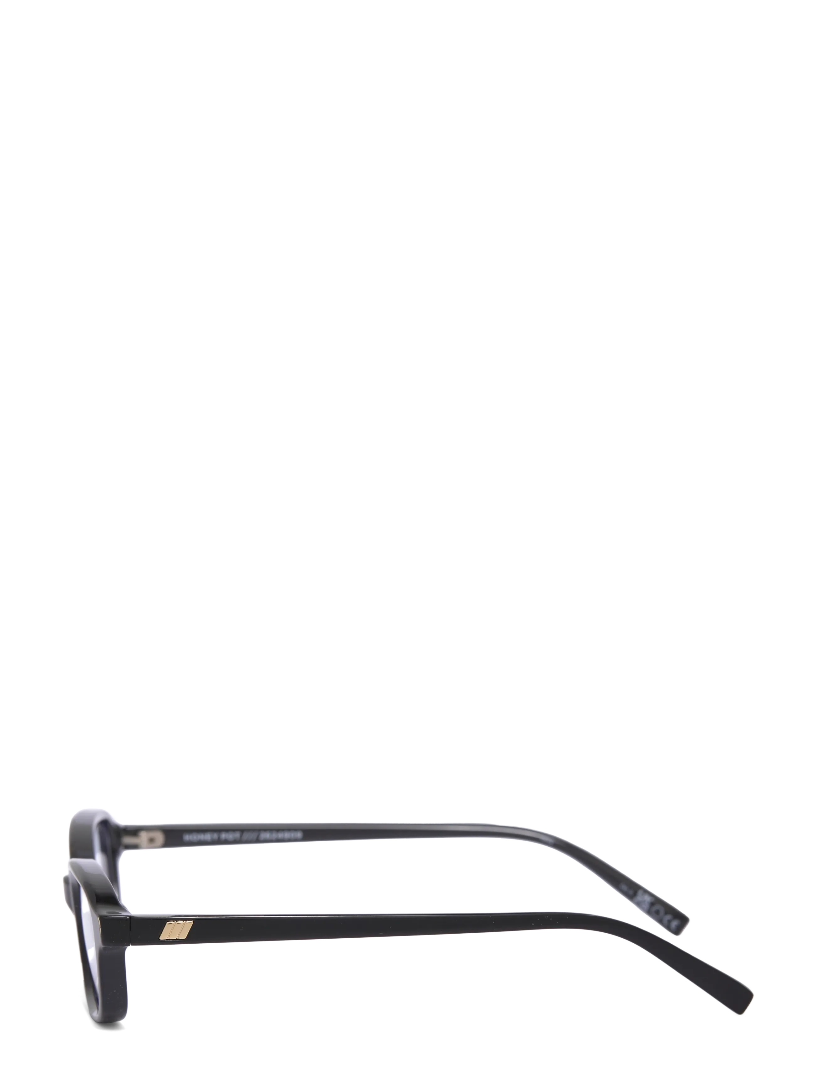 Le Specs - HONEY POT *BLUE LIGHT* - blålysbriller - black w/ blue light lens - 3