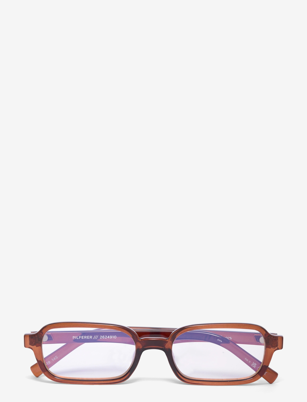 Le Specs - PILFERER *BLUE LIGHT* - blåljusglasögon - chestnut w/ blue light lens - 1