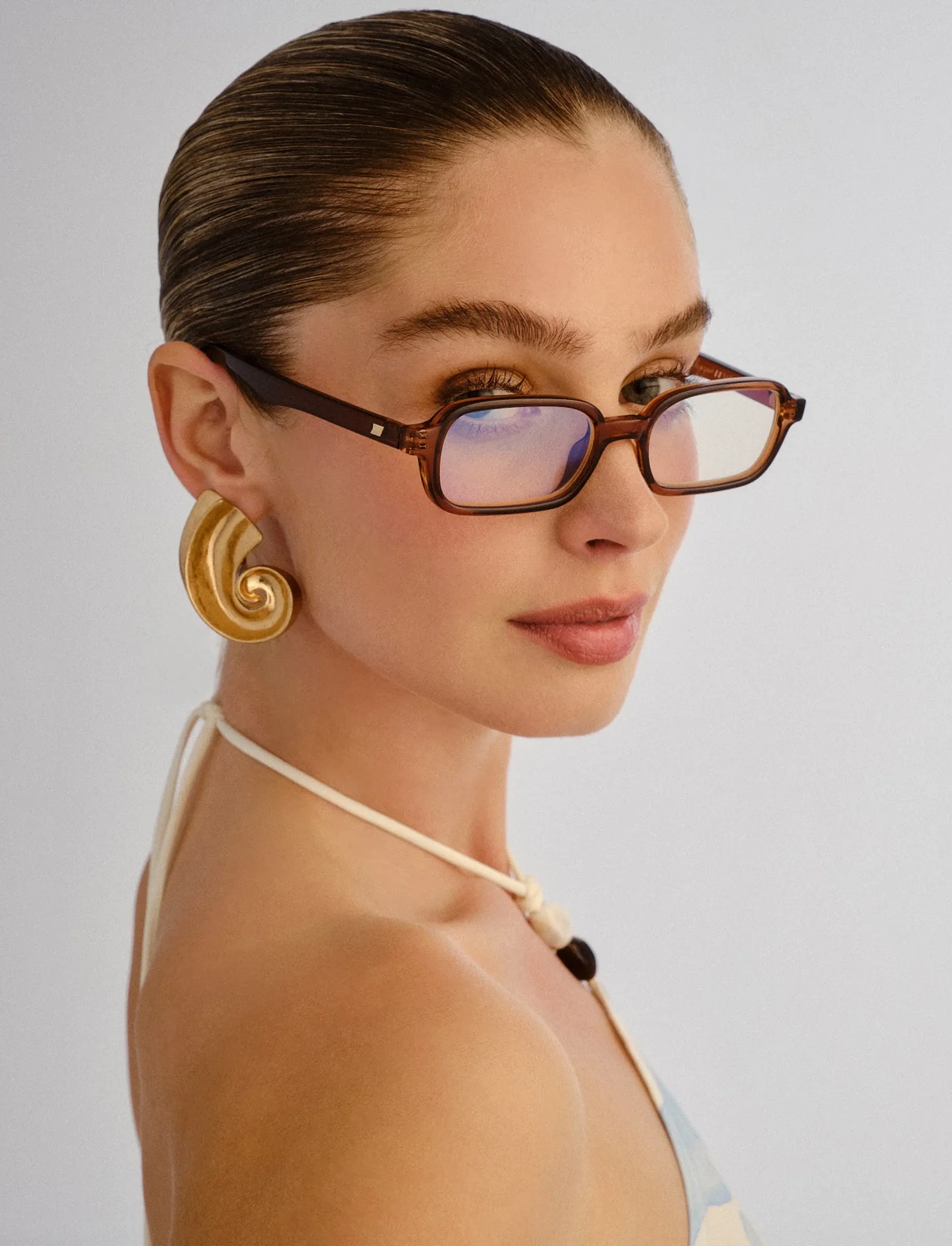 Le Specs Pilferer *Blue Light*, One Size, Accessories, Braun - Blue Light Glasses, Toej-til-kvinder