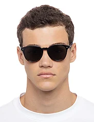 Le Specs - BANDWAGON - runde solbriller - black tortoise w/ khaki mono lens **polarized** - 4