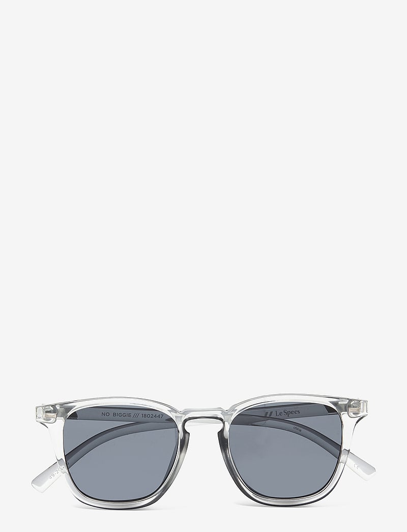 Le Specs - NO BIGGIE - d-shaped solbriller - pewter w/ smoke mono lens - 1
