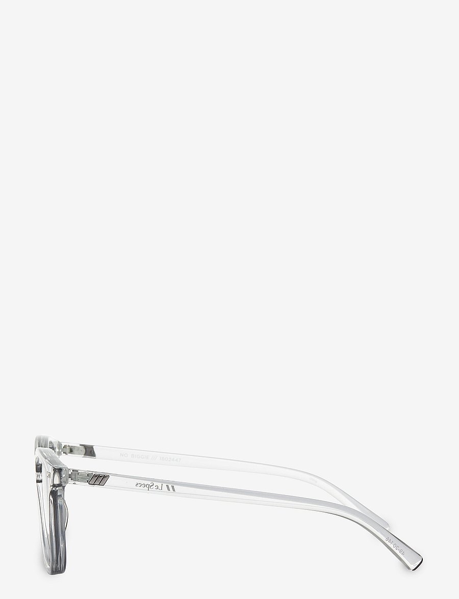Le Specs - NO BIGGIE - d-shaped solbriller - pewter w/ smoke mono lens - 3