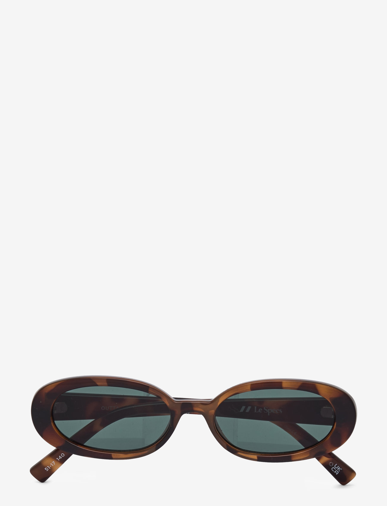 Le Specs - OUTTA LOVE - runde solbriller - volcanic tort w/ green mono lens - 1