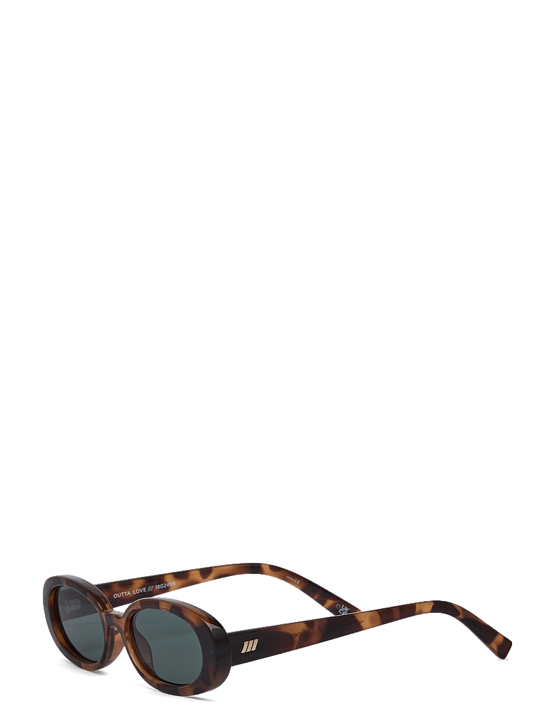 Le Specs - OUTTA LOVE - runde solbriller - volcanic tort w/ green mono lens - 2