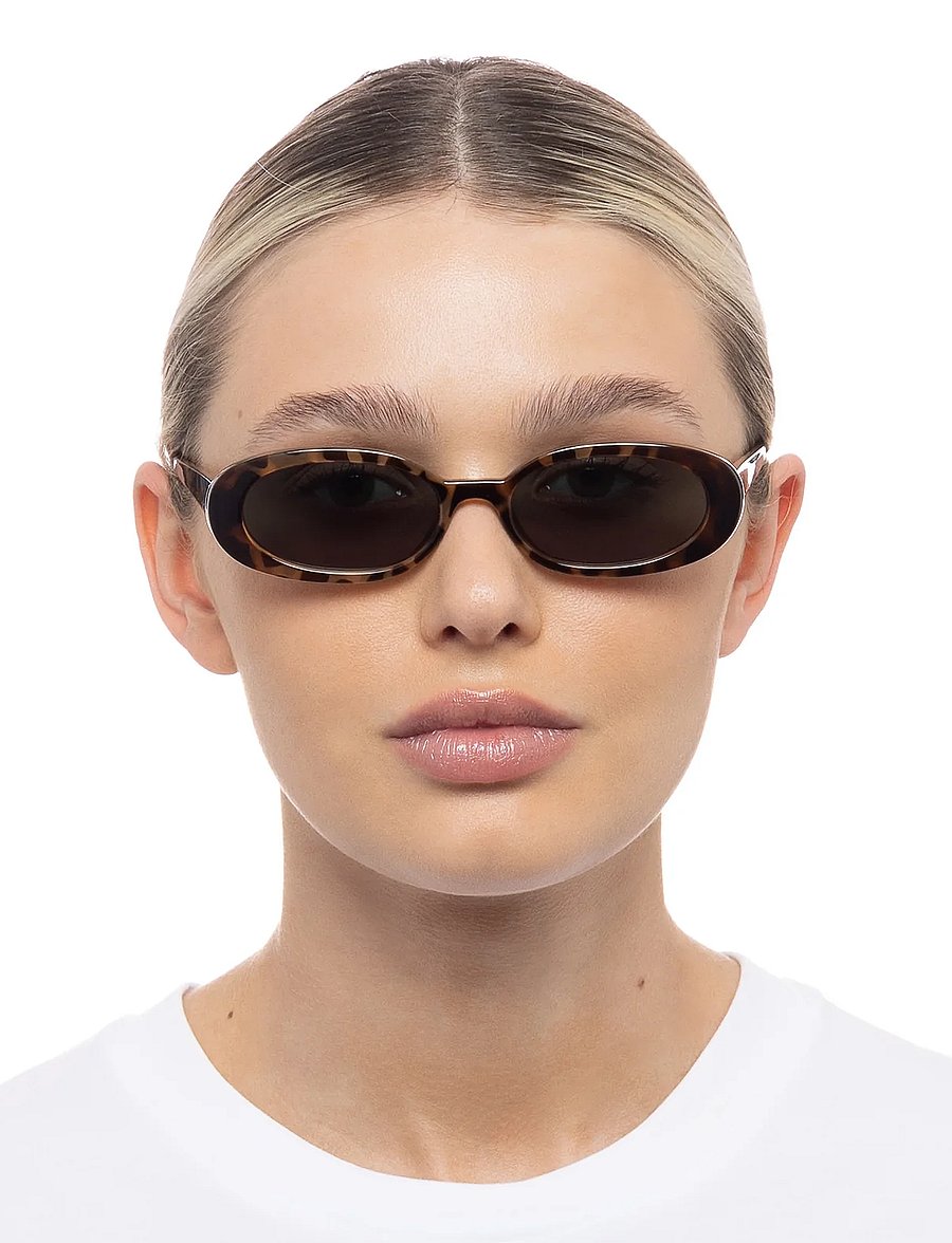Le Specs - OUTTA LOVE - rund form - volcanic tort w/ green mono lens - 0
