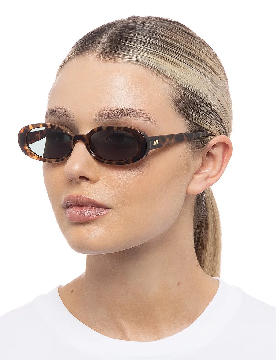 Le Specs - OUTTA LOVE - rund form - volcanic tort w/ green mono lens - 4