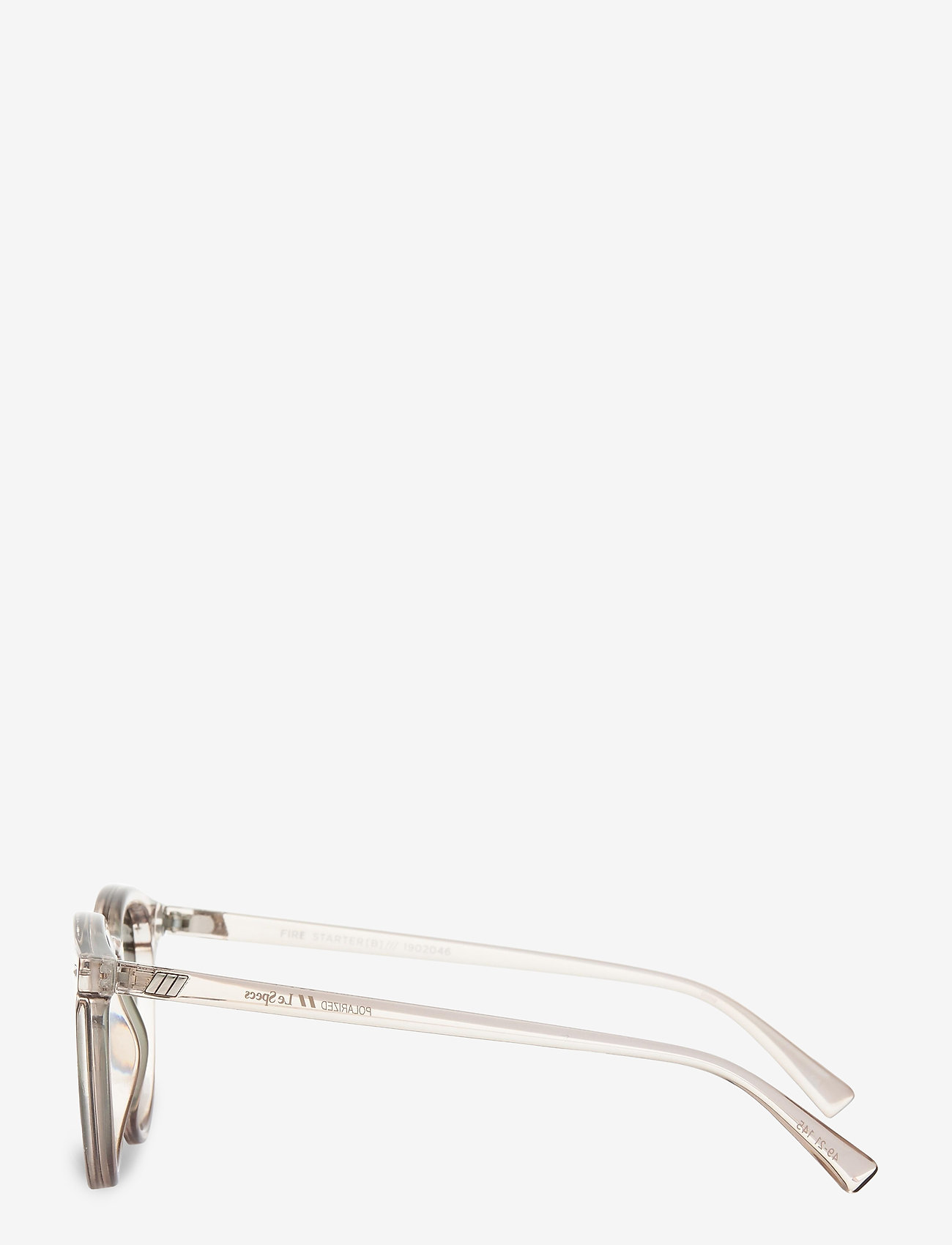 Le Specs - FIRE STARTER *POLARIZED* - round frame - stone w/ khaki mono lens **polarized** - 3