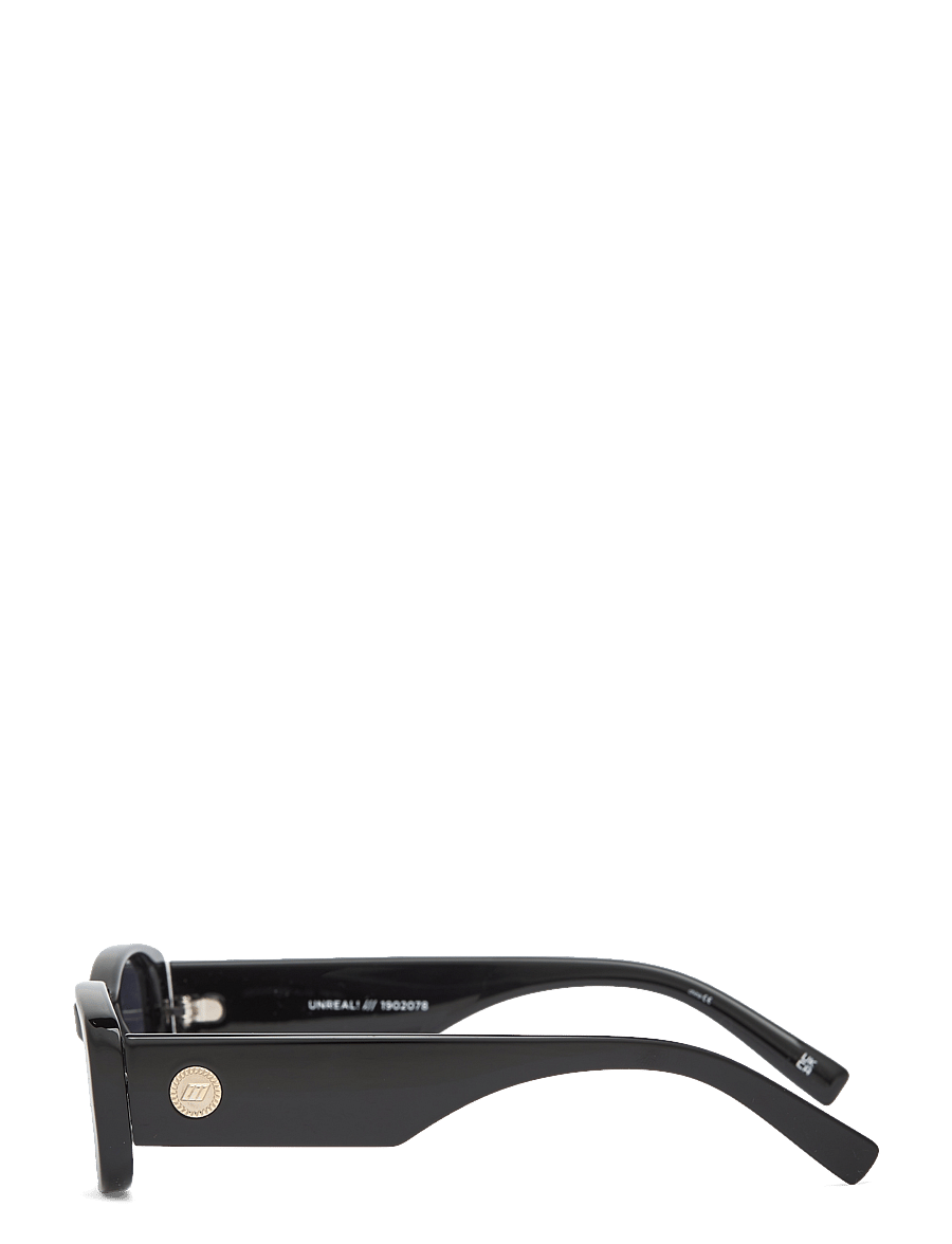 Le Specs - UNREAL! - okulary przeciwsłoneczne motyl - shiny black w/ smoke mono lens - 3