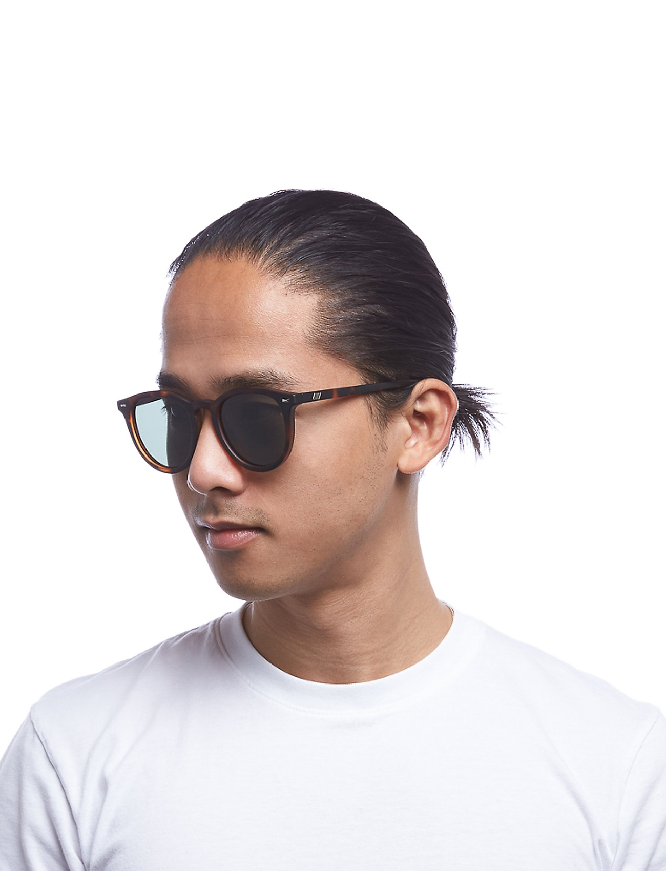 Le Specs - FIRE STARTER *POLARIZED* - pyöreät aurinkolasit - matte tort w/ khaki mono **polarized** lens - 5