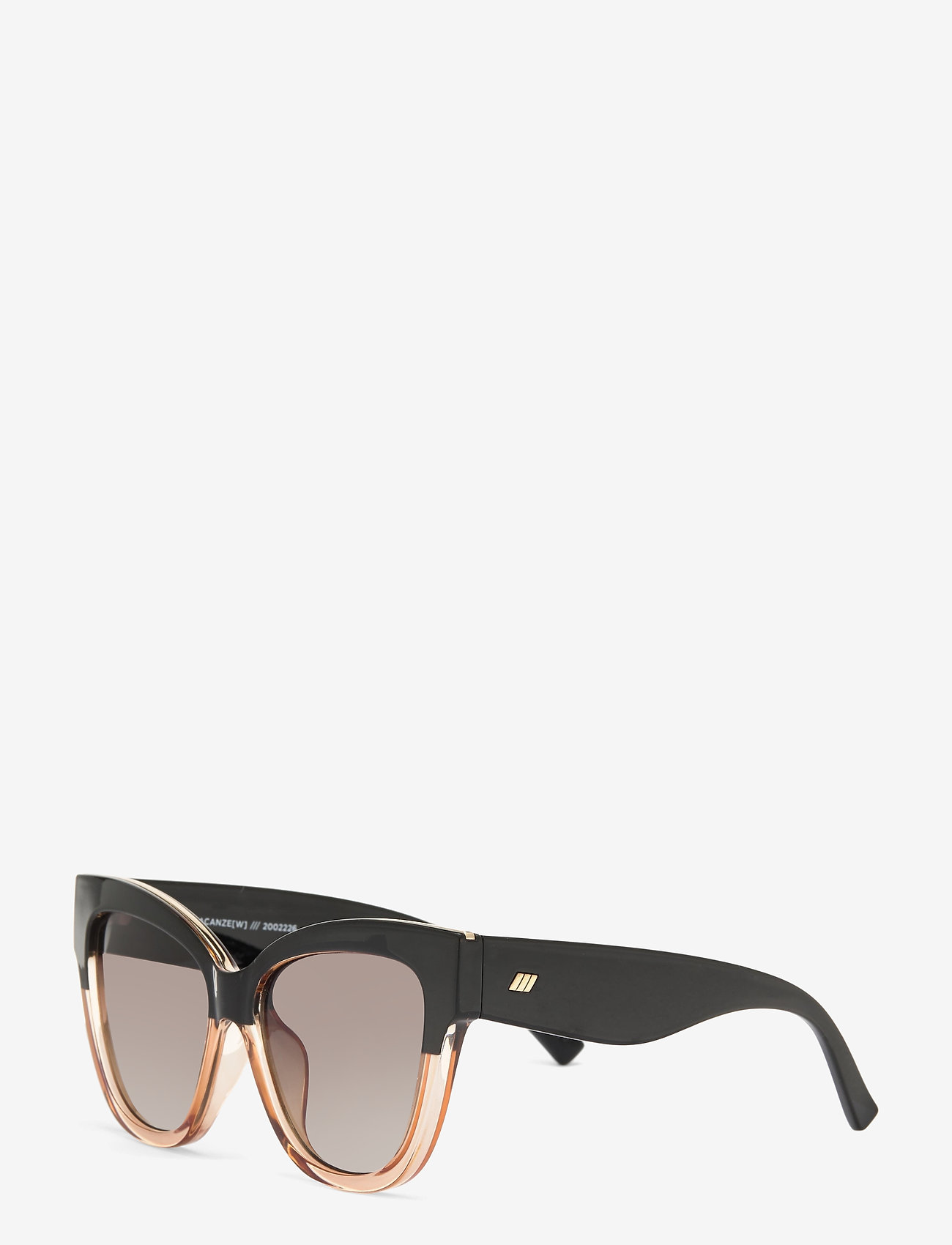 Le Specs - LE VACANZE - black blonde splice / gold w/ khaki grad - 1